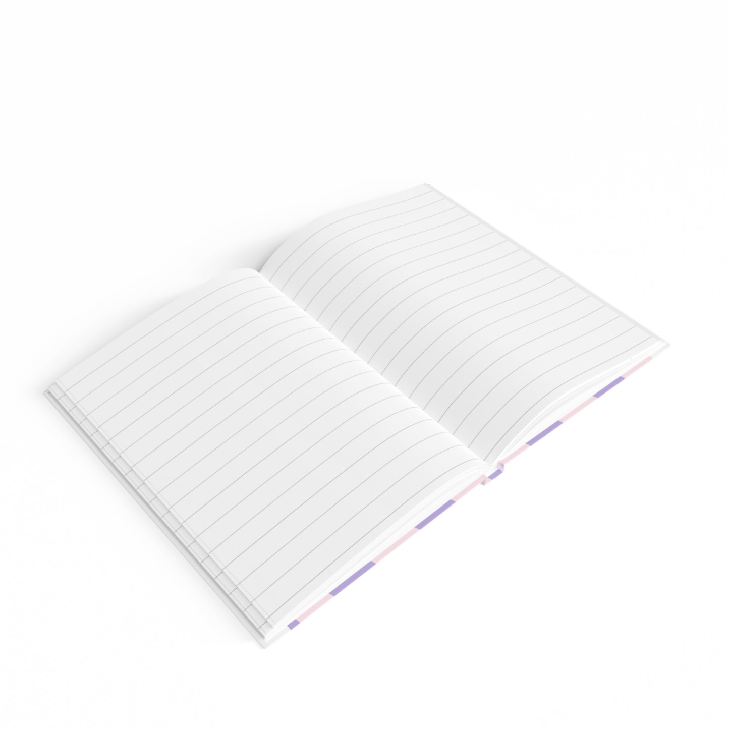 Purple Checker Daisy Journal — Cute Retro Floral Ruled Notebook