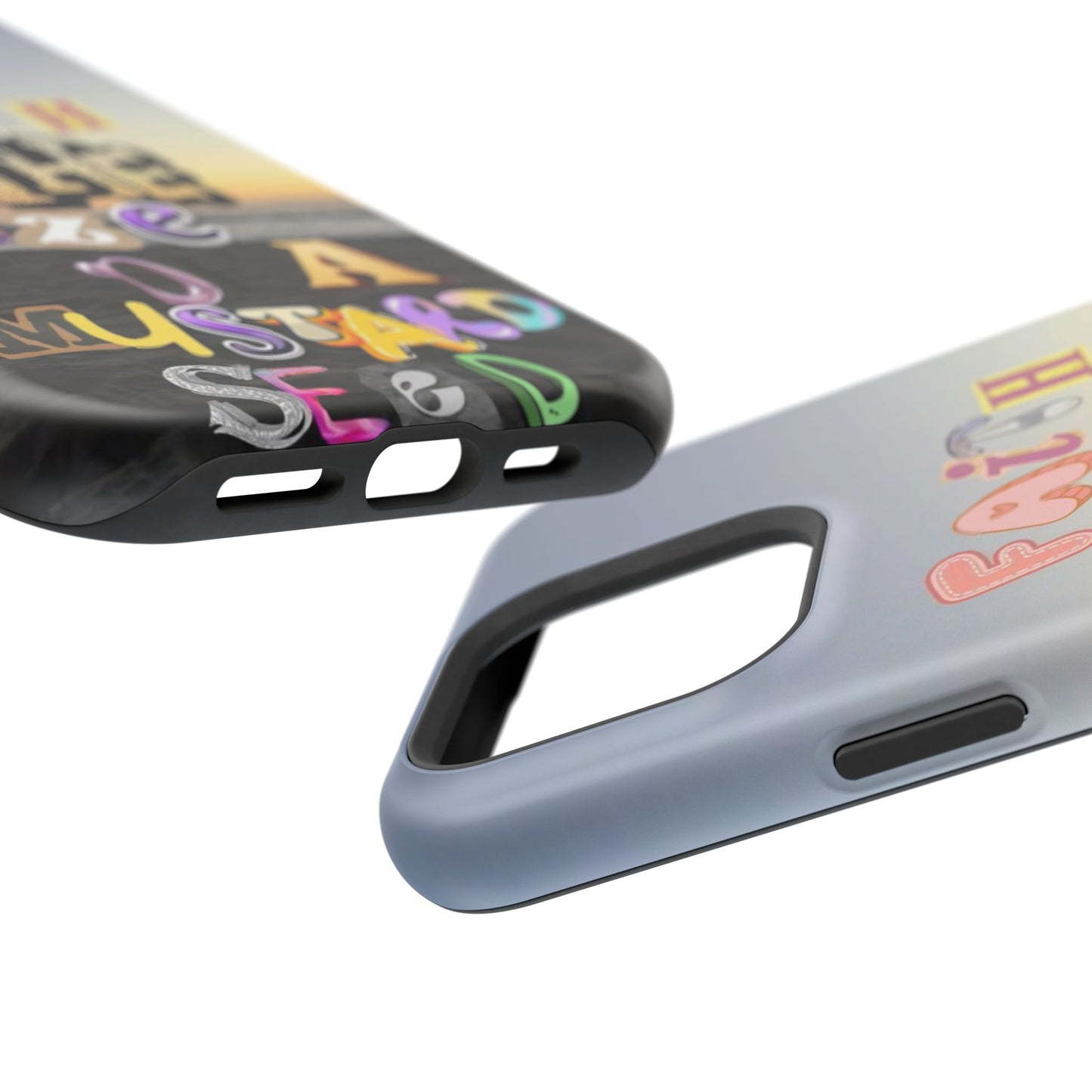Magnetic Impact-Resistant Phone Case — "Faith the Size of a Mustard Seed" Sunset Design