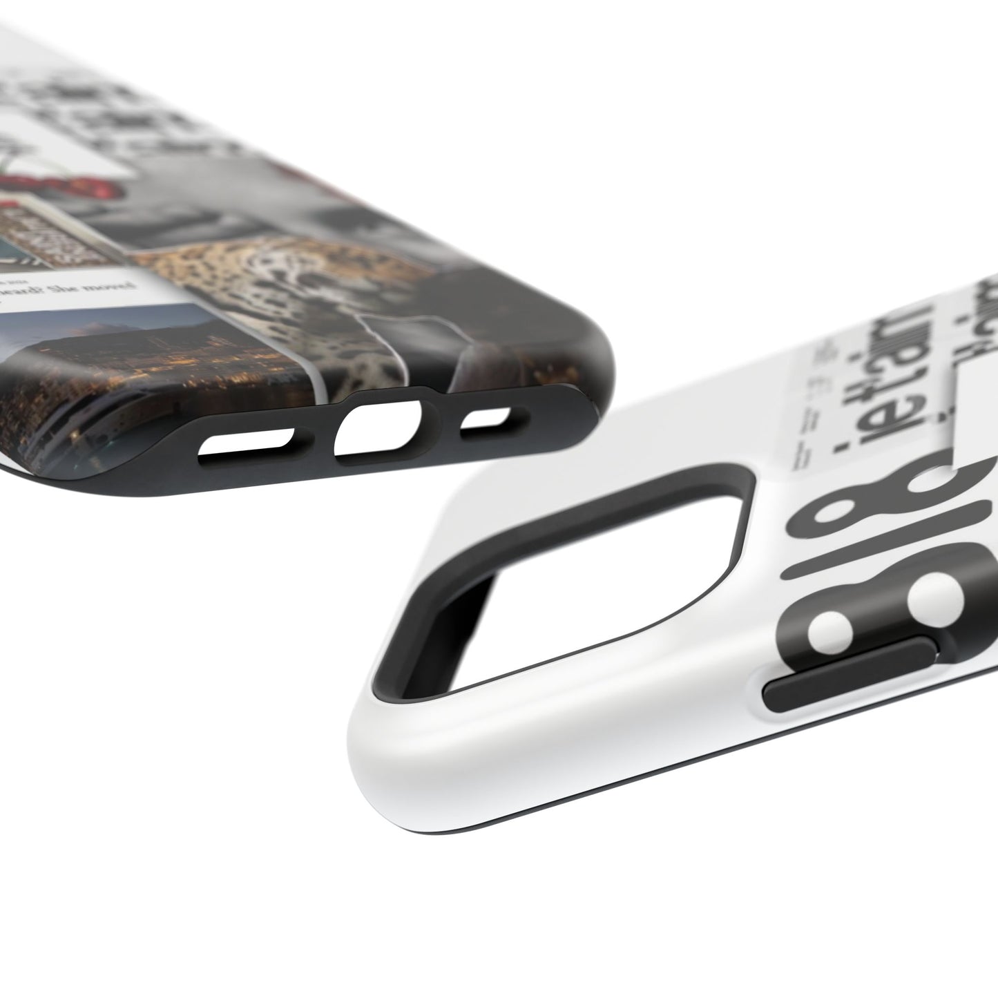 Collage 'Je t’aime' Magnetic Impact-Resistant Phone Case