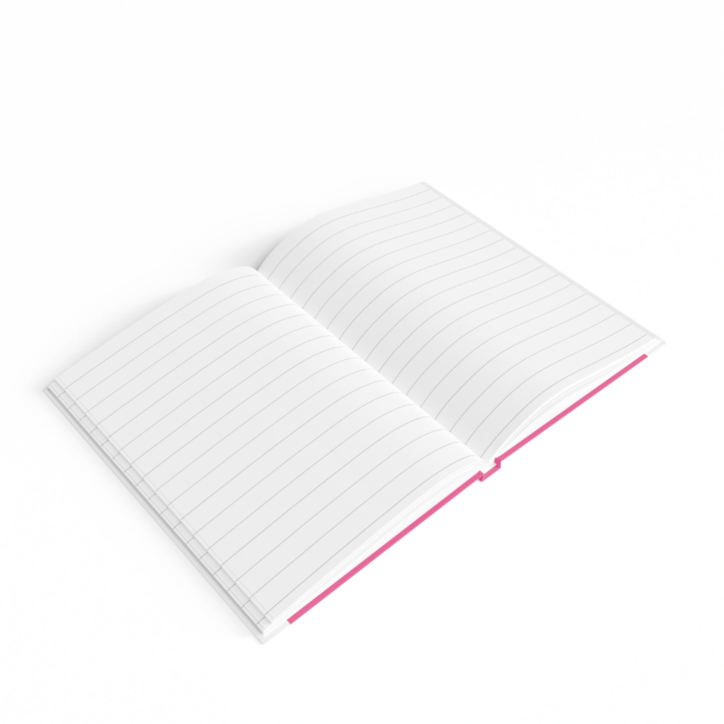 Donut Shop Cute Ruled Journal — Pink Smiley Donuts Notebook
