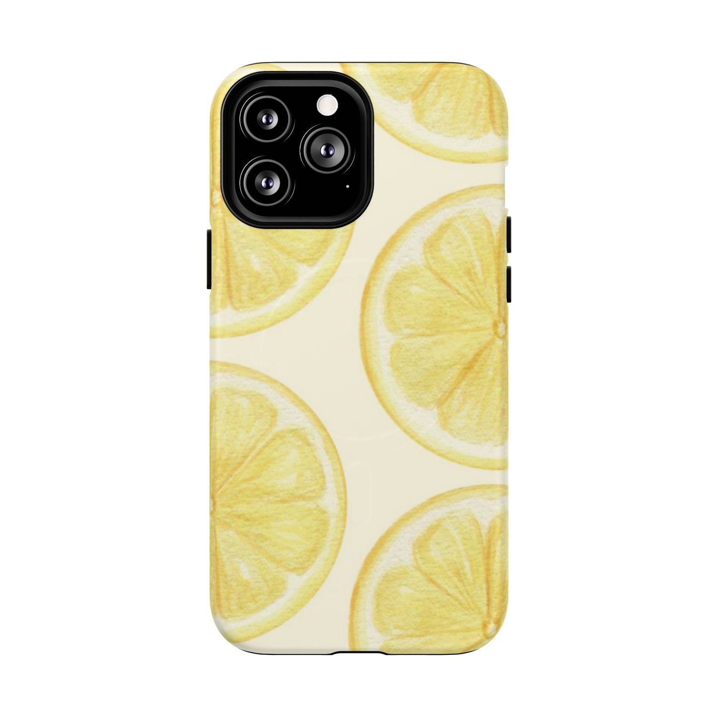 Lemon Slices Tough Magnetic Phone Case — Protective Citrus Pattern