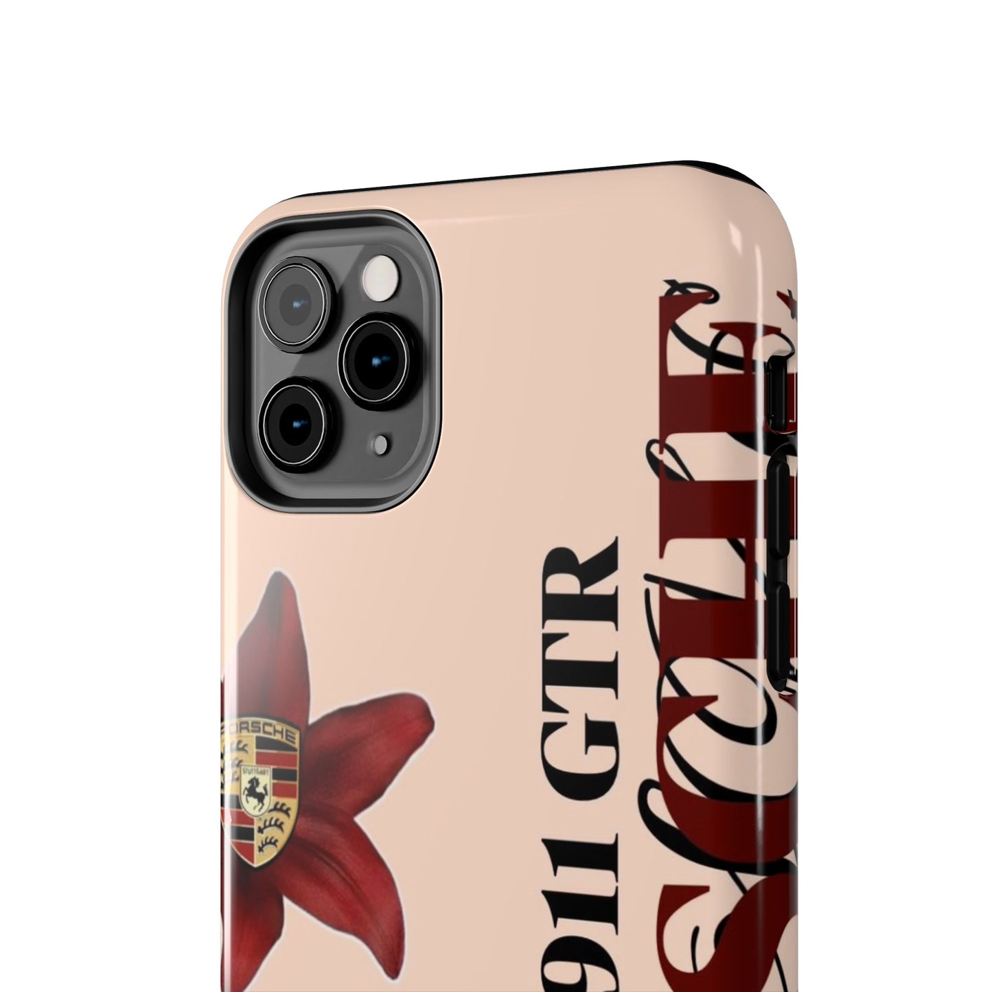 Porsche 911 GT-R Red Orchid Tough Phone Case — Sports Car Protective Cover