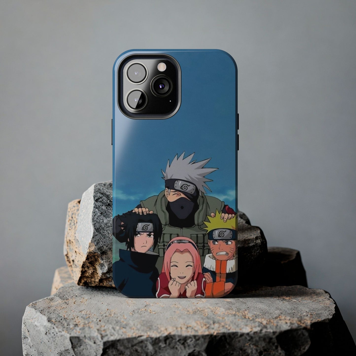 Anime Team Portrait Tough Phone Case — Cute Group Shield Design