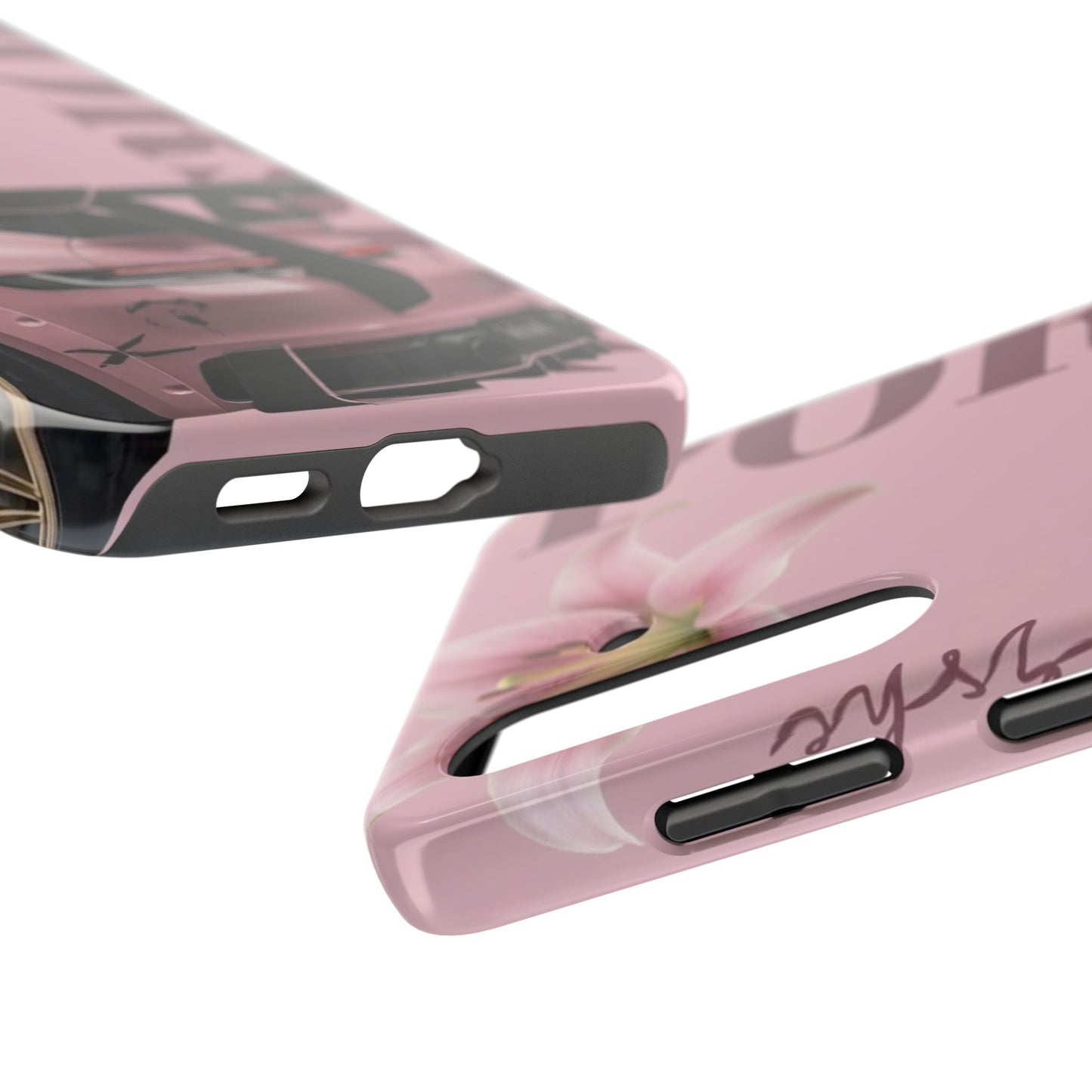 Pink Racing Car Tough Phone Case — 'Queen' Sportback Design