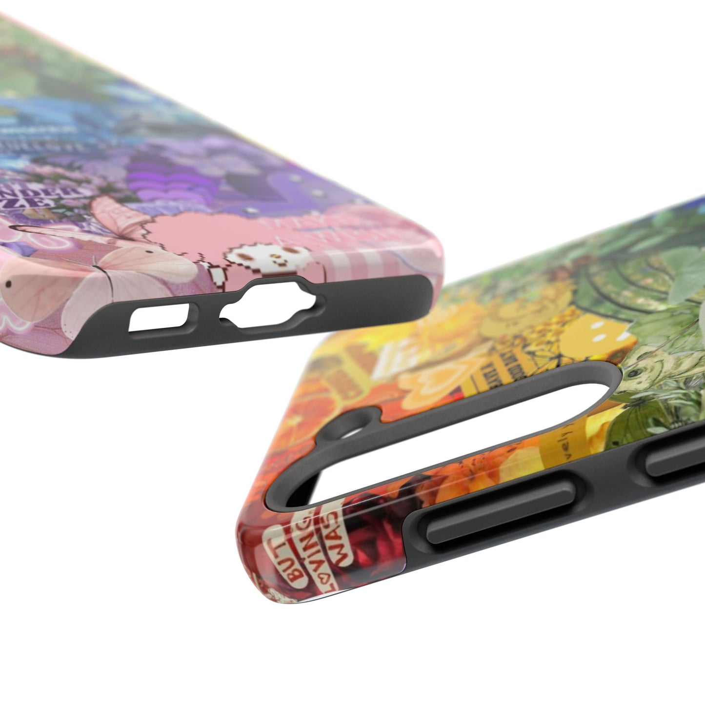 Collage Art Phone Case — 'Grow Your Mind' Lavender Haze Tough Case