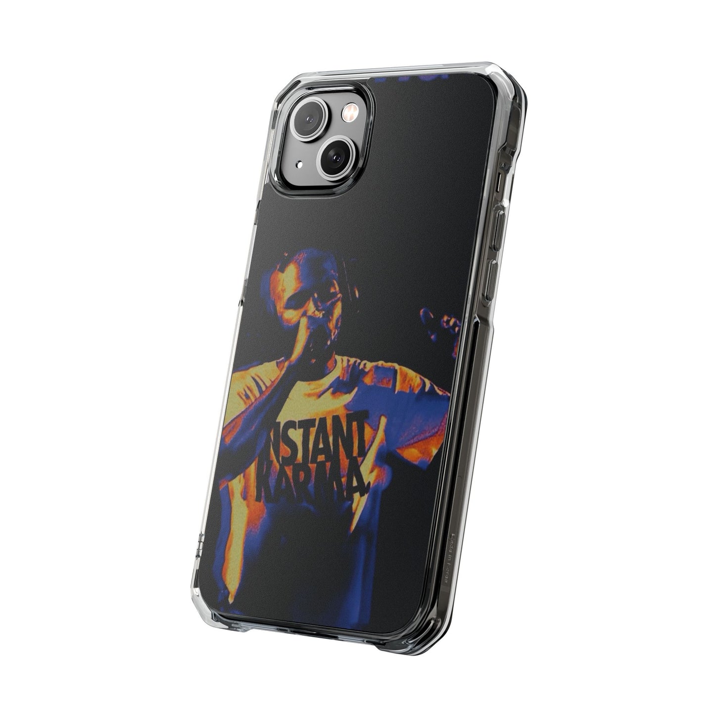 Clear Magnetic Phone Case — Live Concert Microphone Design