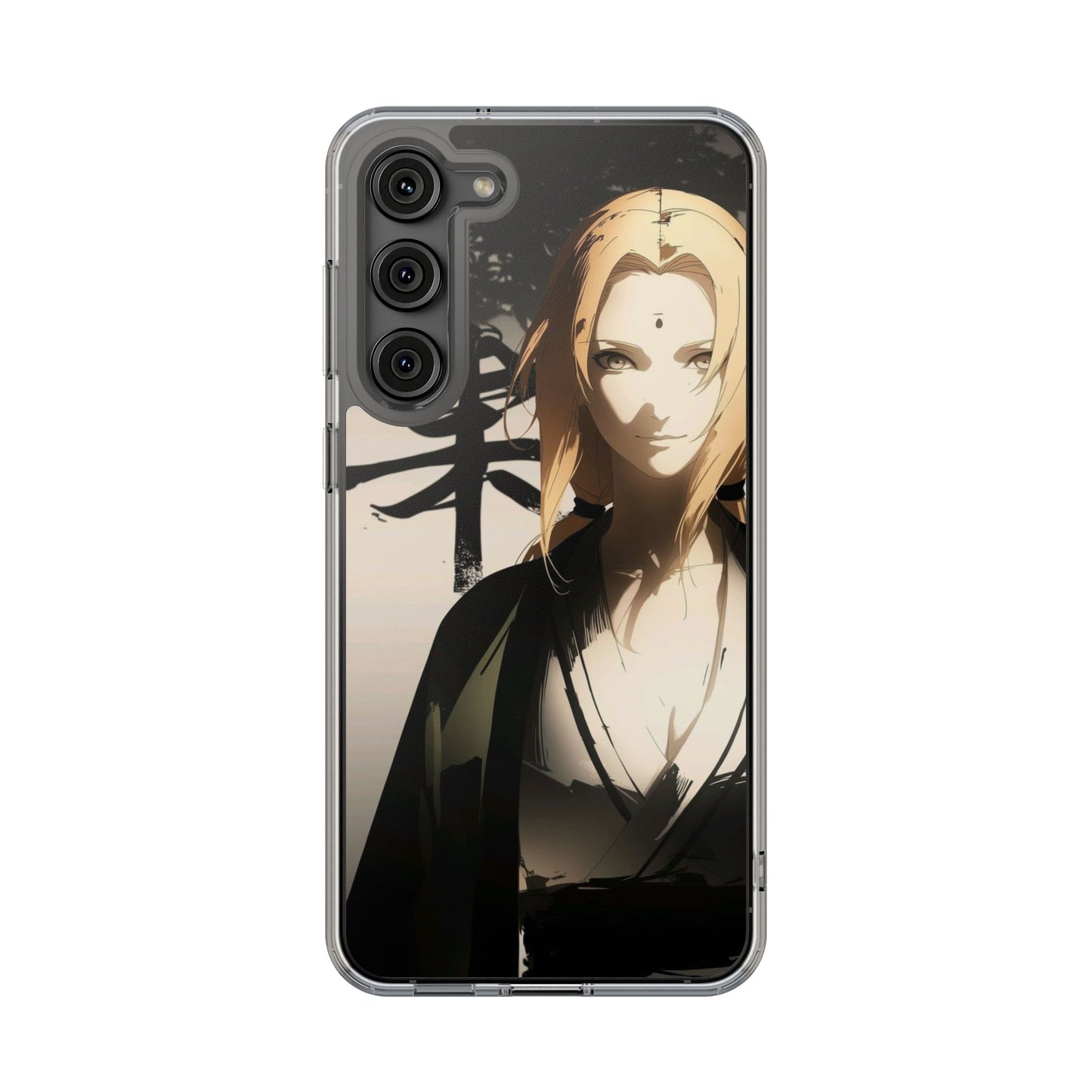 Clear Anime Character Impact-Resistant Phone Case