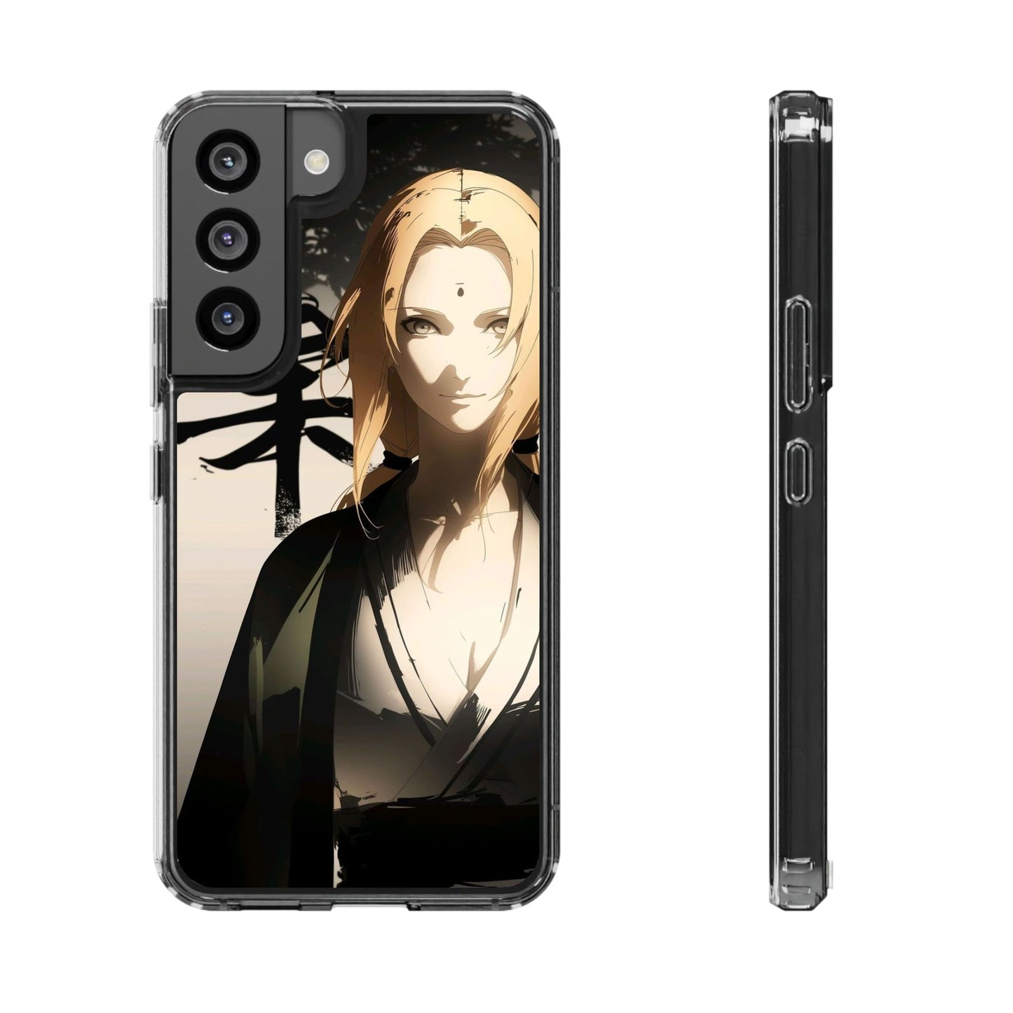 Clear Anime Character Impact-Resistant Phone Case