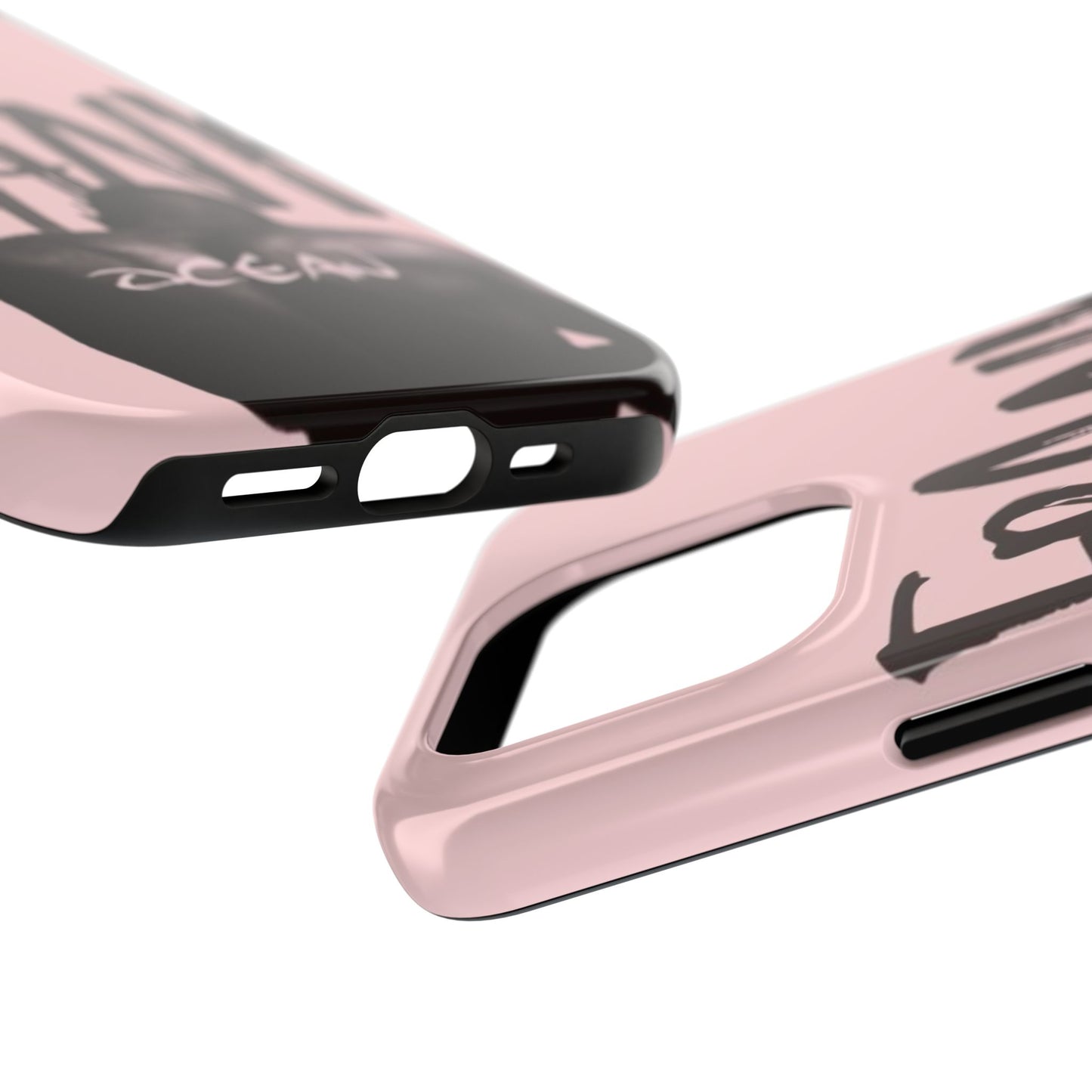 Frank Ocean Tough Phone Case — Pink Back Silhouette Design