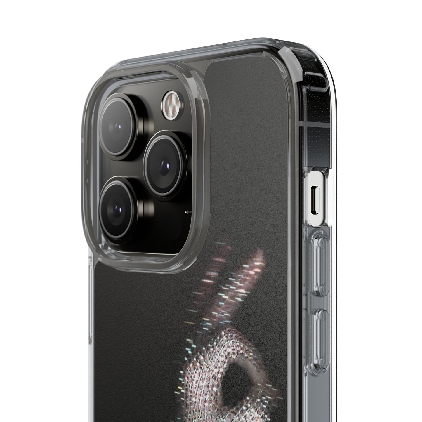 Diamond Glove OK Hand Clear Phone Case