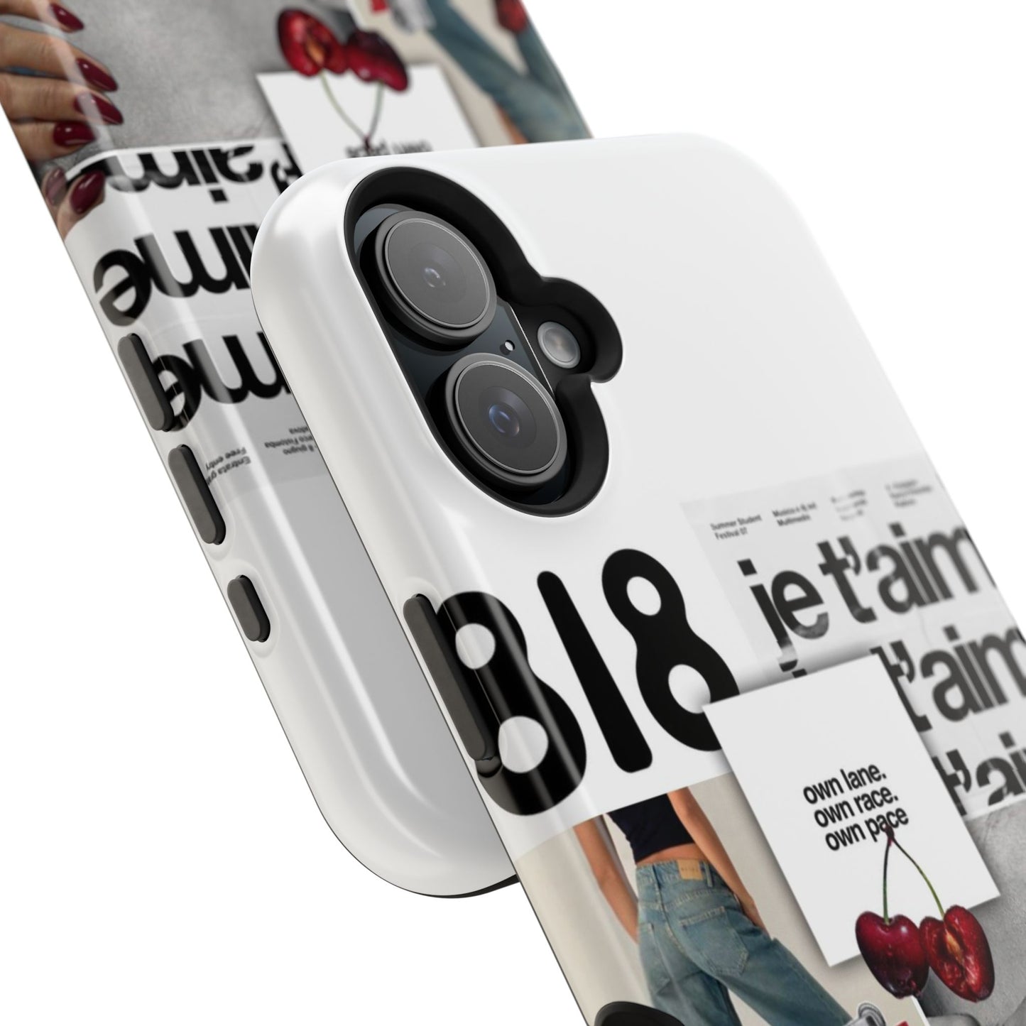 Collage 'Je t’aime' Magnetic Impact-Resistant Phone Case