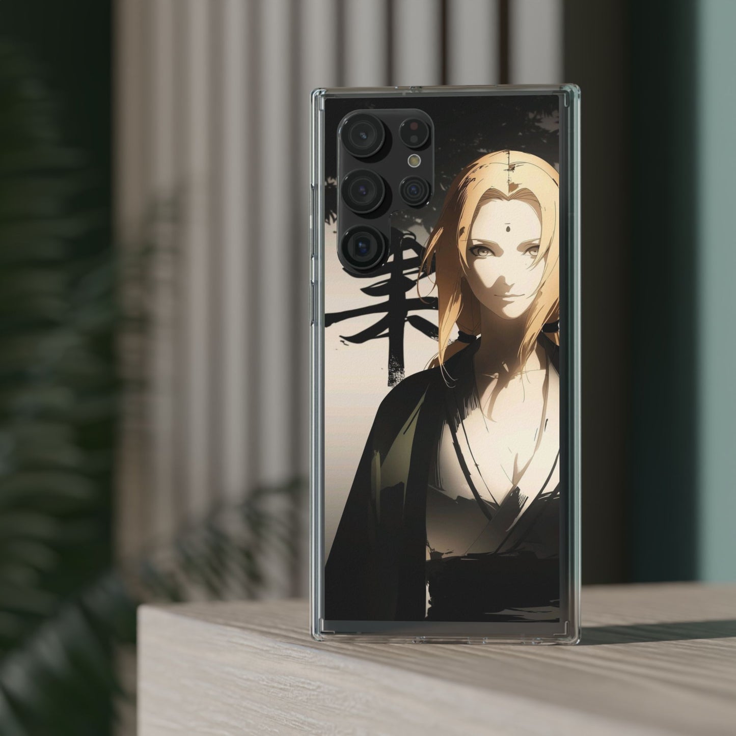 Clear Anime Character Impact-Resistant Phone Case