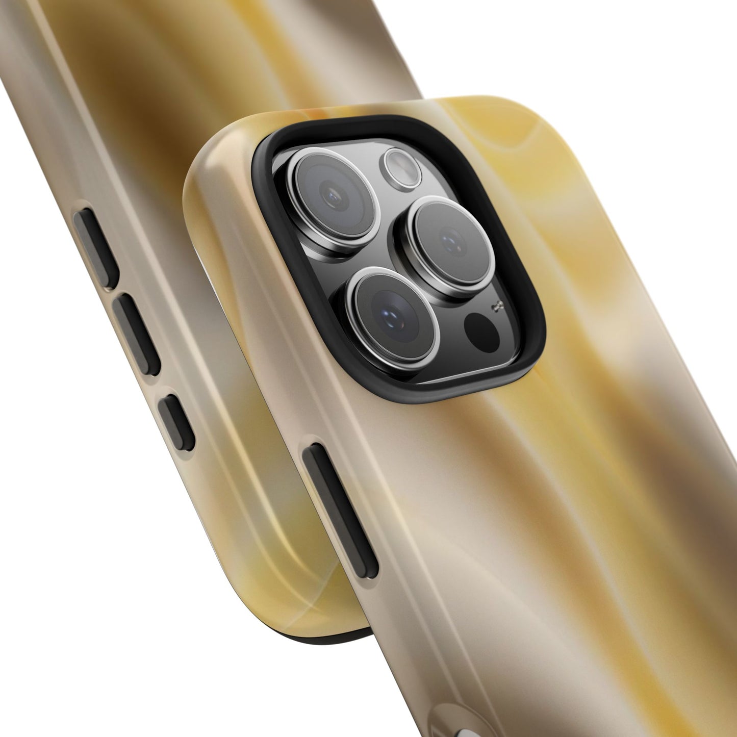 Gold Marble Tough Phone Case — Protective iPhone Case with Elegant Swirl Design