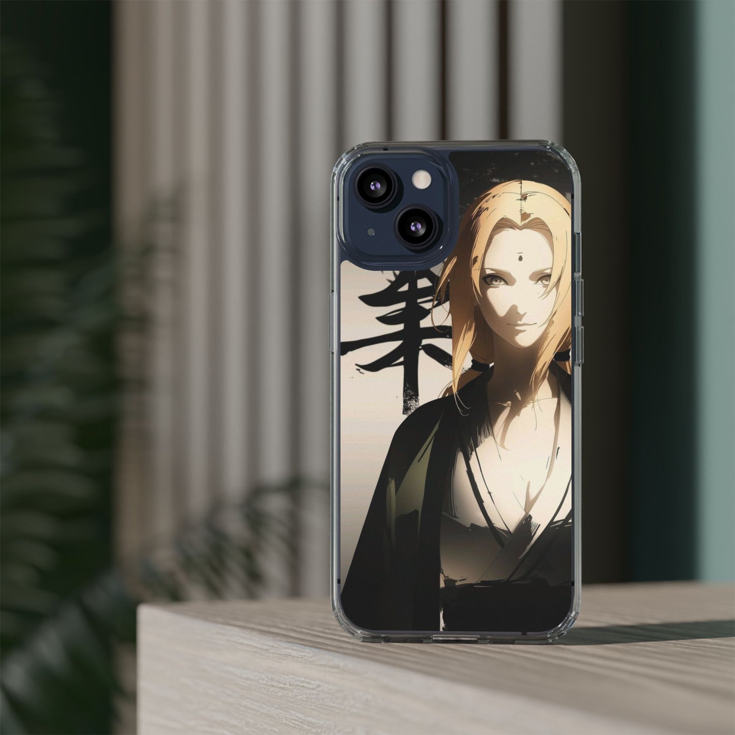 Clear Anime Character Impact-Resistant Phone Case