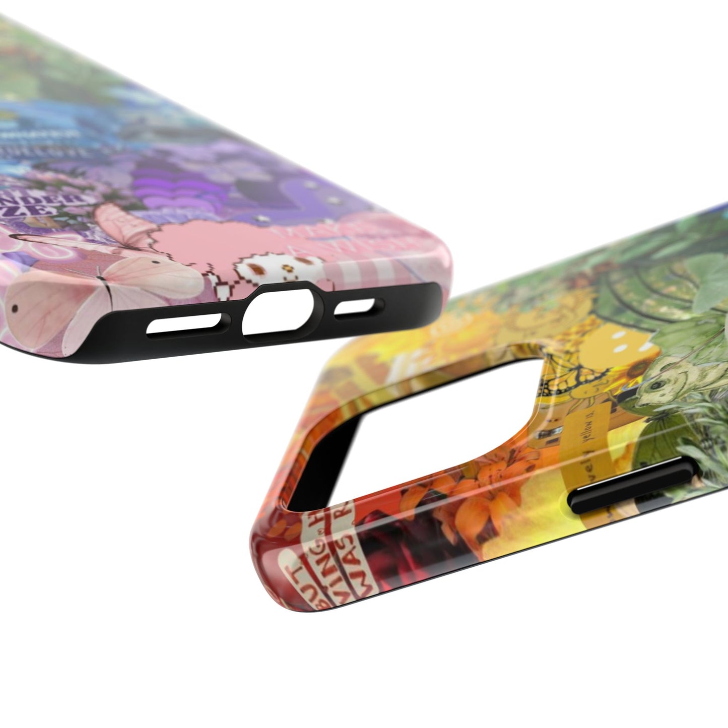 Collage Art Phone Case — 'Grow Your Mind' Lavender Haze Tough Case