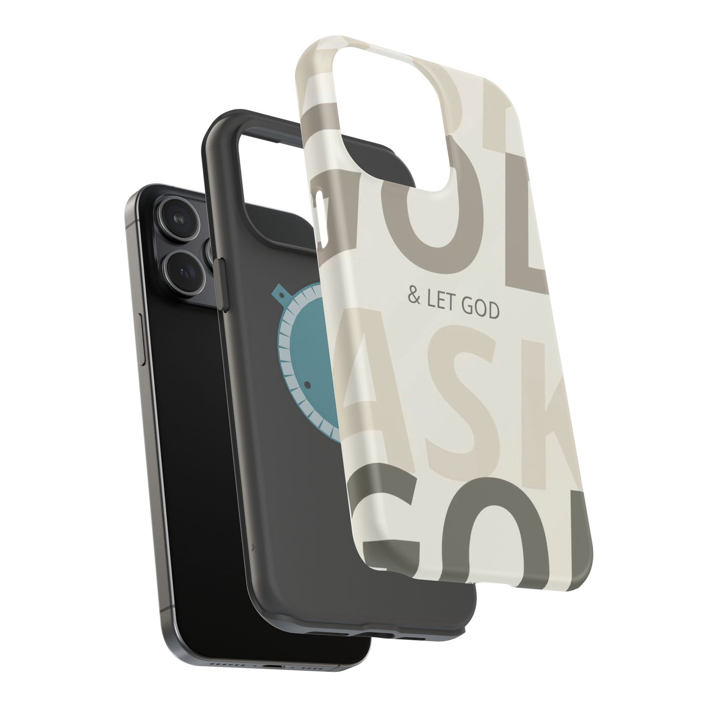 Protective iPhone Case — "Fold & Let God" Magnetic Impact-Resistant Phone Cover
