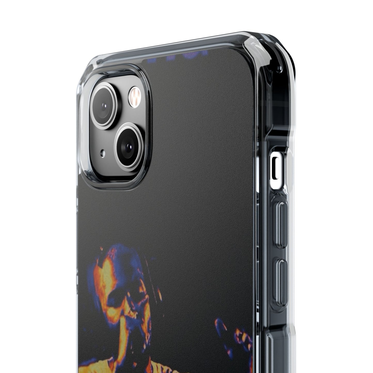 Clear Magnetic Phone Case — Live Concert Microphone Design