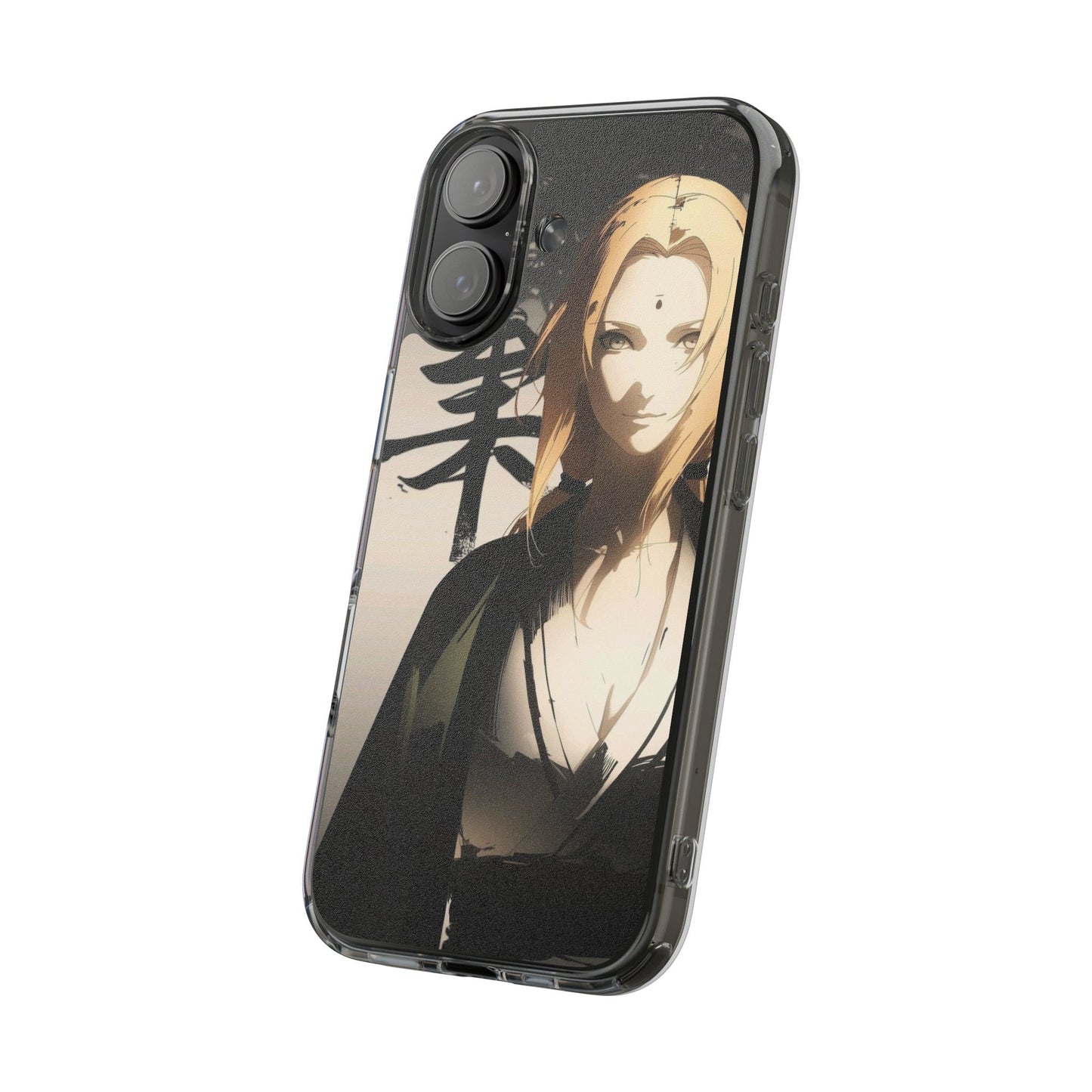 Clear Anime Character Impact-Resistant Phone Case