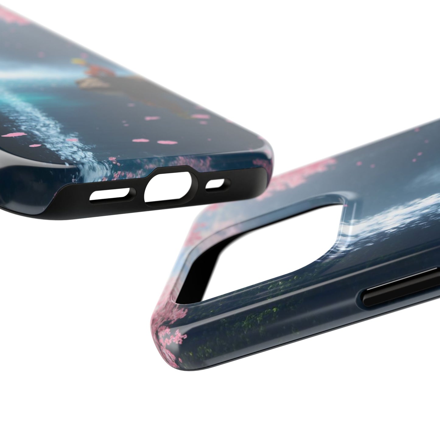 Naruto Scenic Tough Phone Case — Waterfall Meditation Anime Cover