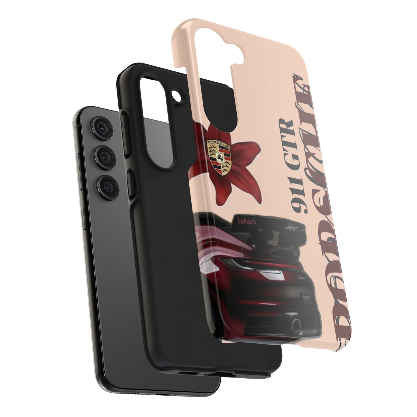 Porsche 911 GT-R Red Orchid Tough Phone Case — Sports Car Protective Cover