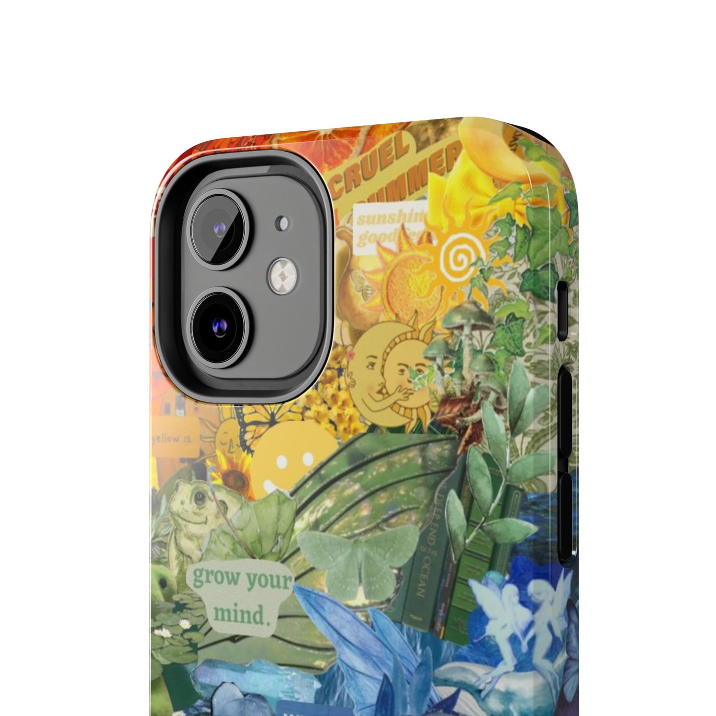 Collage Art Phone Case — 'Grow Your Mind' Lavender Haze Tough Case