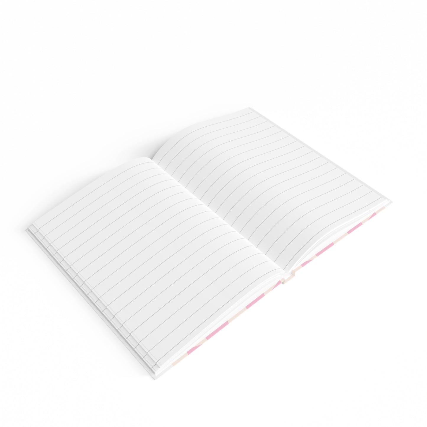 Pink Checker Daisy Journal — Cute Floral Lined Notebook for Kids & Teens
