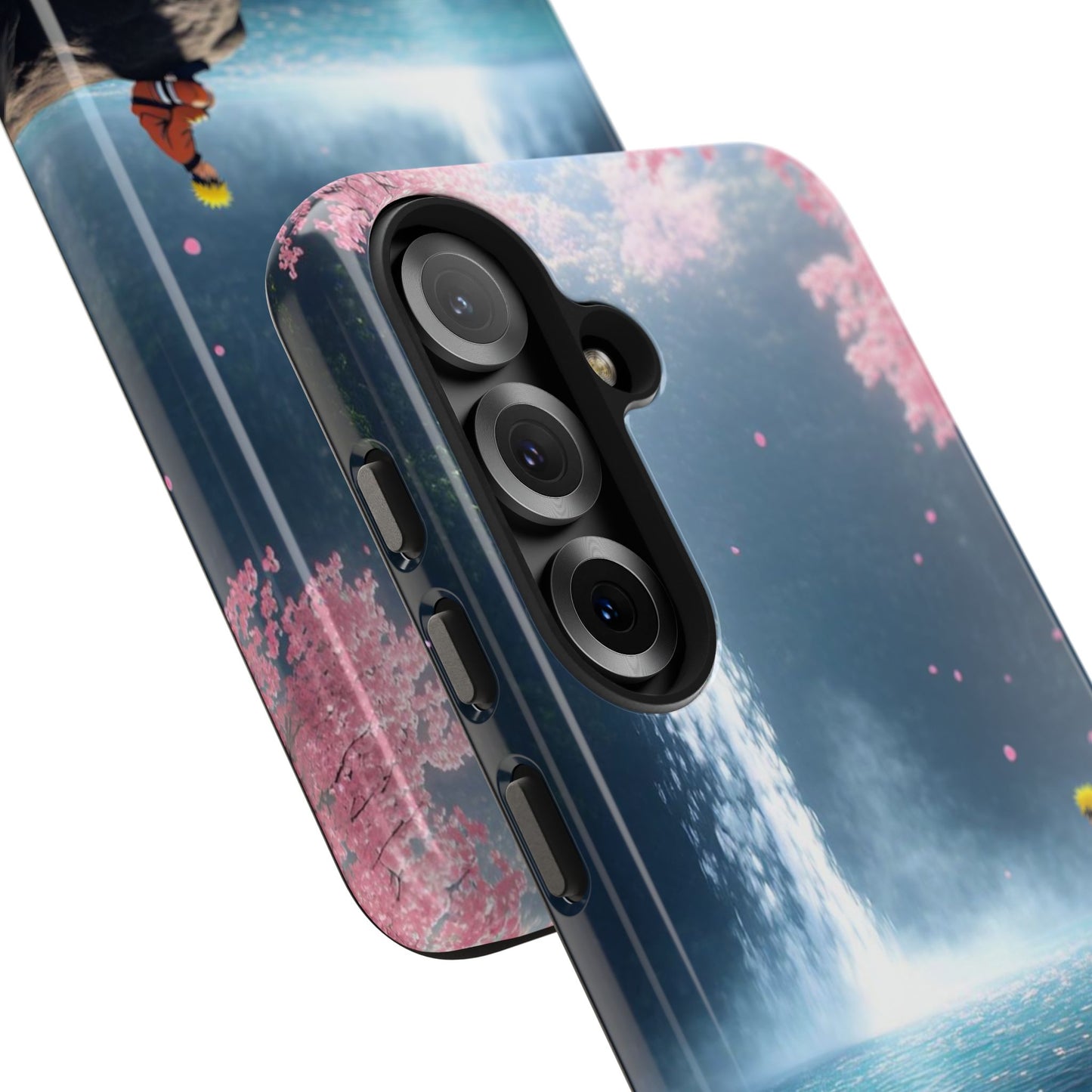 Naruto Scenic Tough Phone Case — Waterfall Meditation Anime Cover