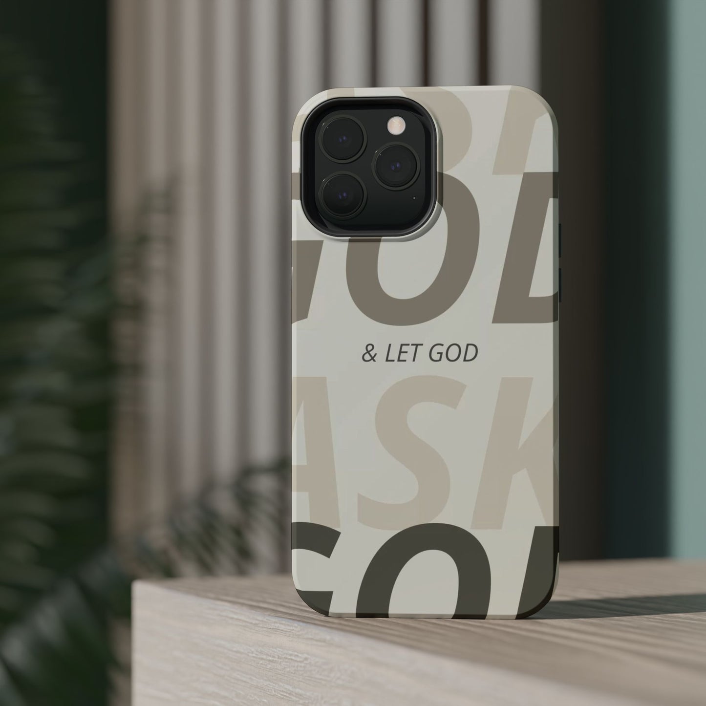 Protective iPhone Case — "Fold & Let God" Magnetic Impact-Resistant Phone Cover