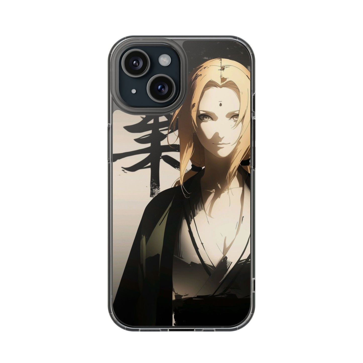 Clear Anime Character Impact-Resistant Phone Case