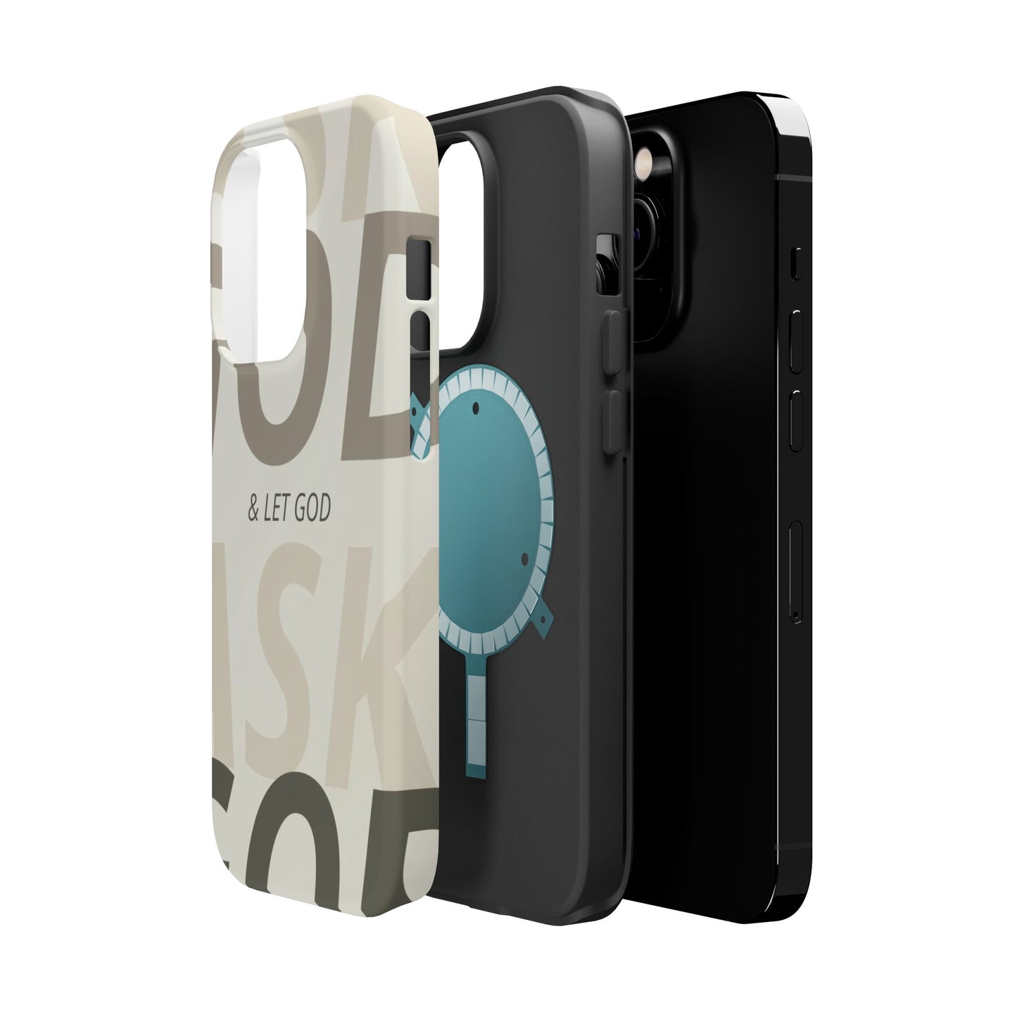 Protective iPhone Case — "Fold & Let God" Magnetic Impact-Resistant Phone Cover
