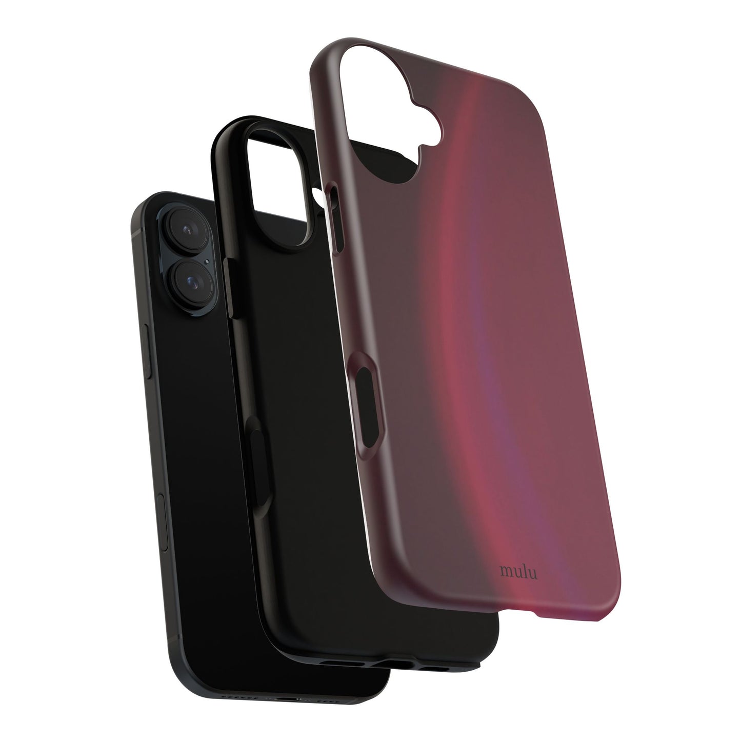 Maroon Gradient Phone Case - Tough Protective iPhone Cover