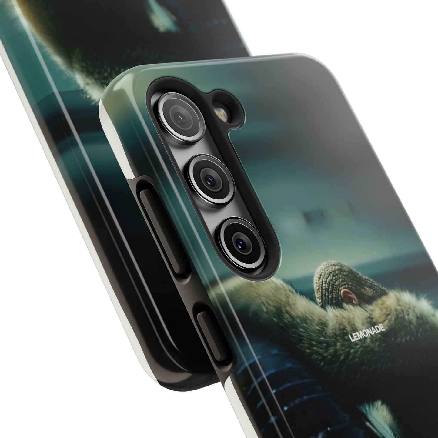 Tough Phone Case — Moody Urban Monkey Photo, 'LEMONADE' Matte Protective Cover