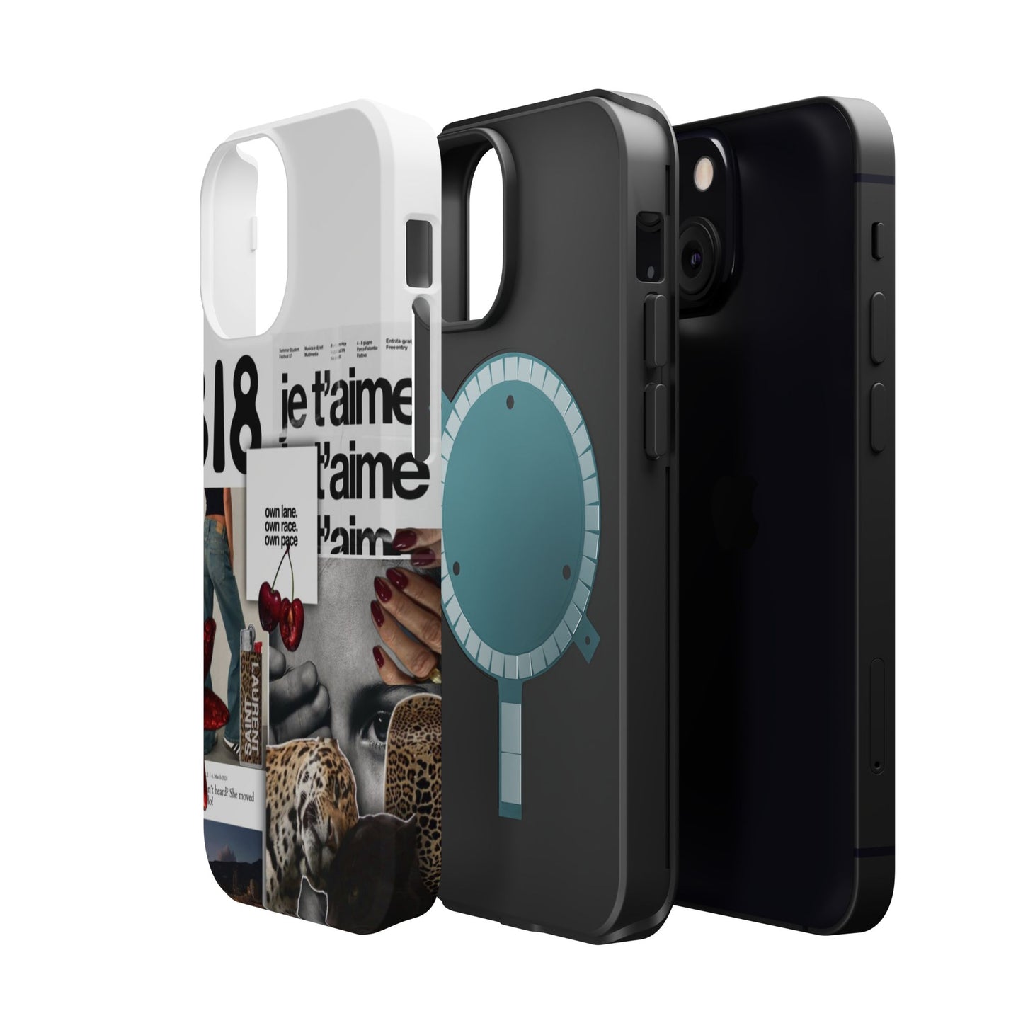 Collage 'Je t’aime' Magnetic Impact-Resistant Phone Case