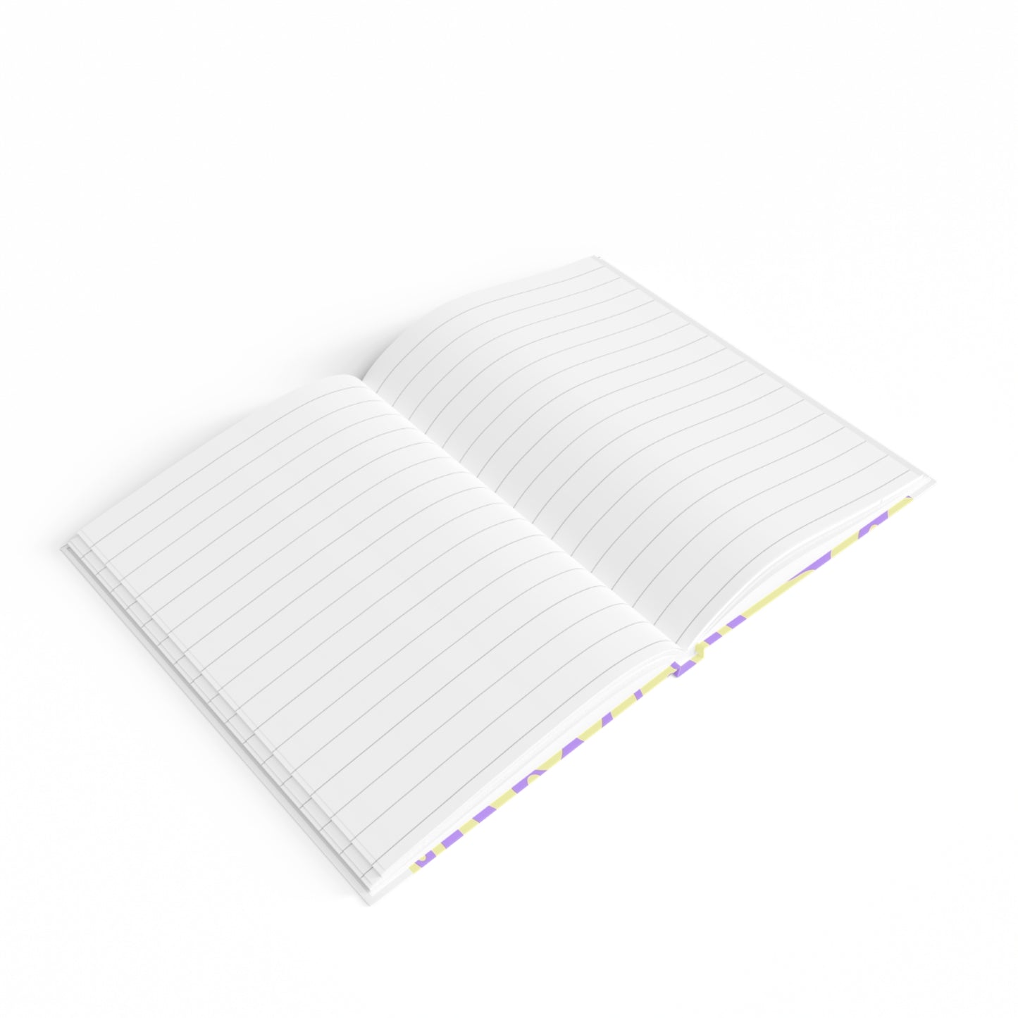 Psychedelic Pop Art Journal — Swirled Face Ruled Notebook