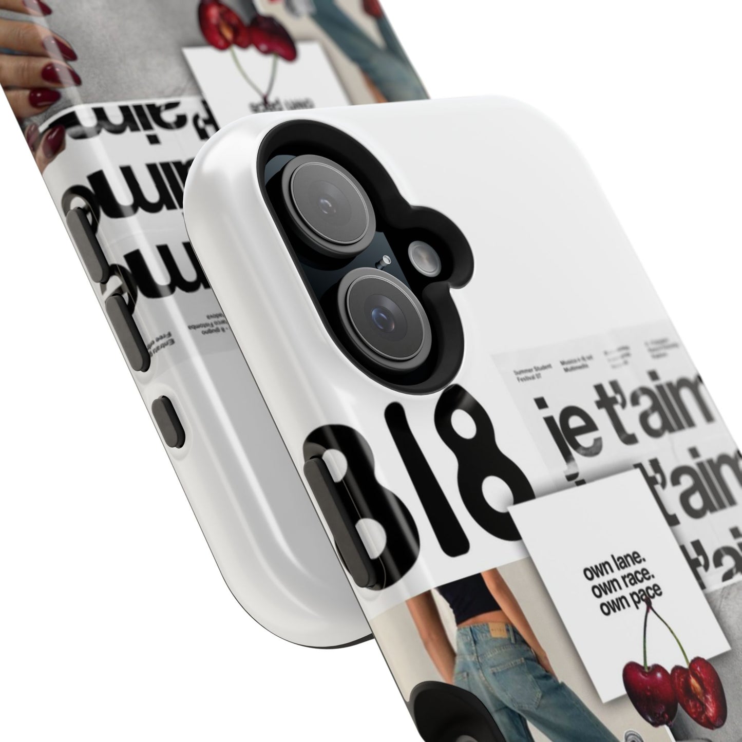 Collage 'Je t’aime' Magnetic Impact-Resistant Phone Case