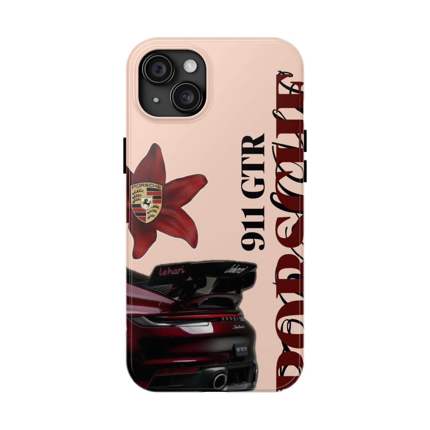 Porsche 911 GT-R Red Orchid Tough Phone Case — Sports Car Protective Cover