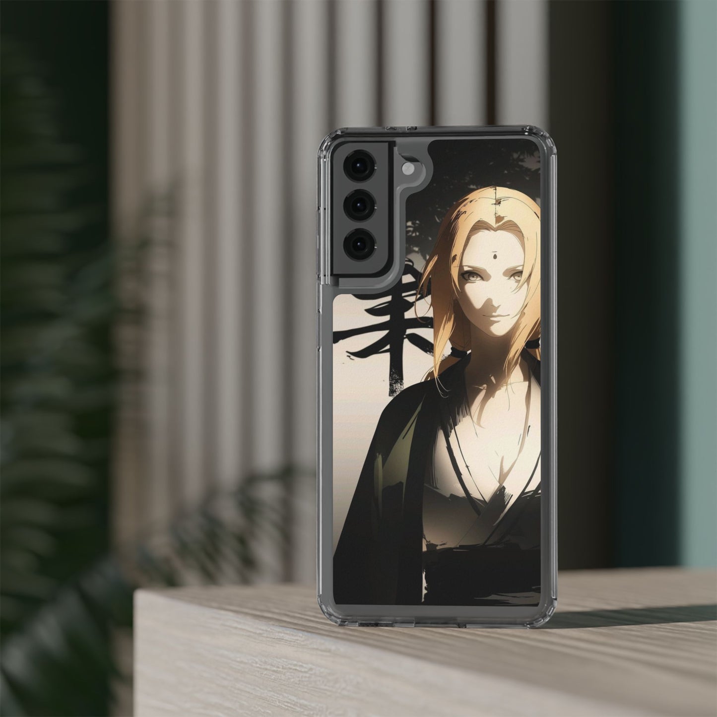 Clear Anime Character Impact-Resistant Phone Case
