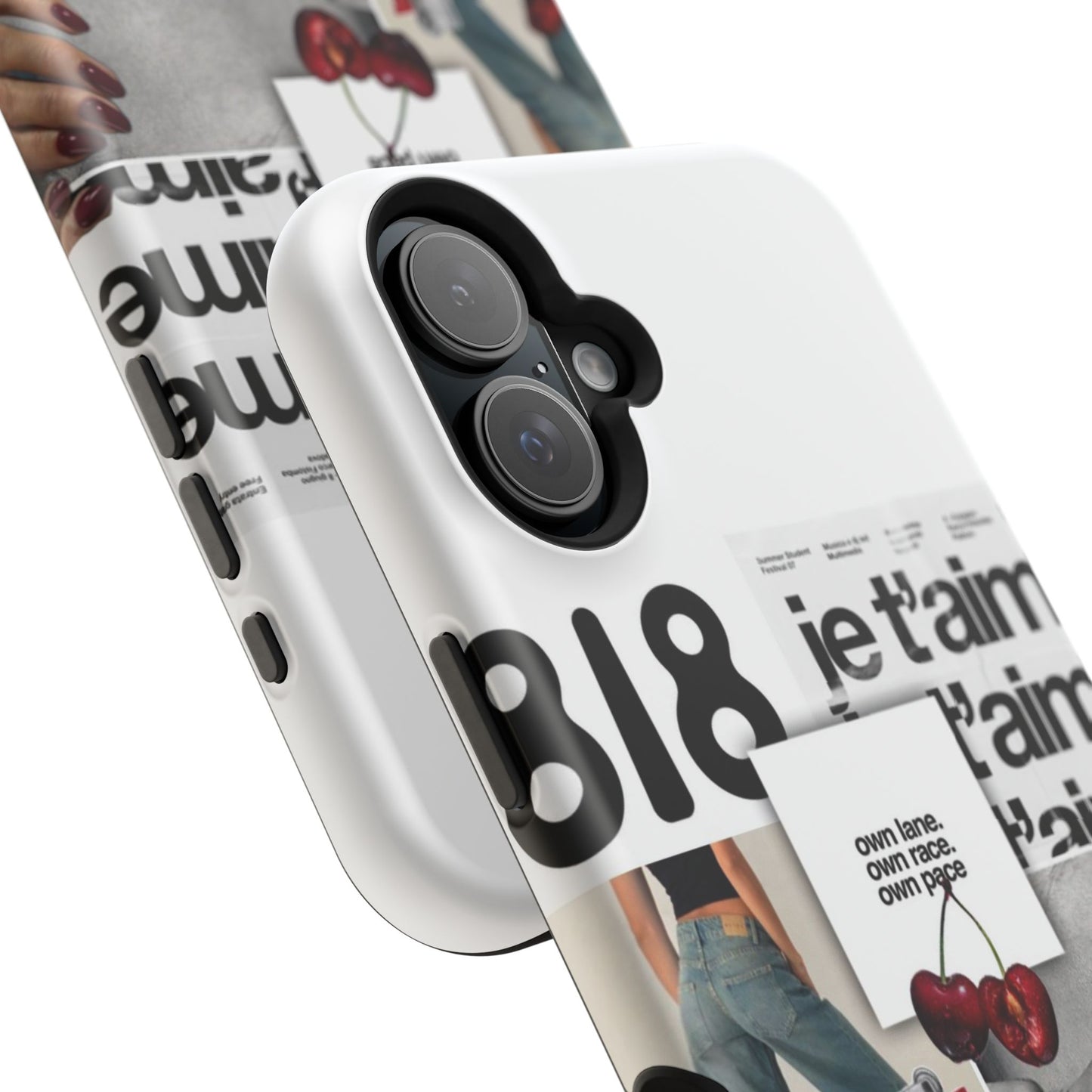 Collage 'Je t’aime' Magnetic Impact-Resistant Phone Case