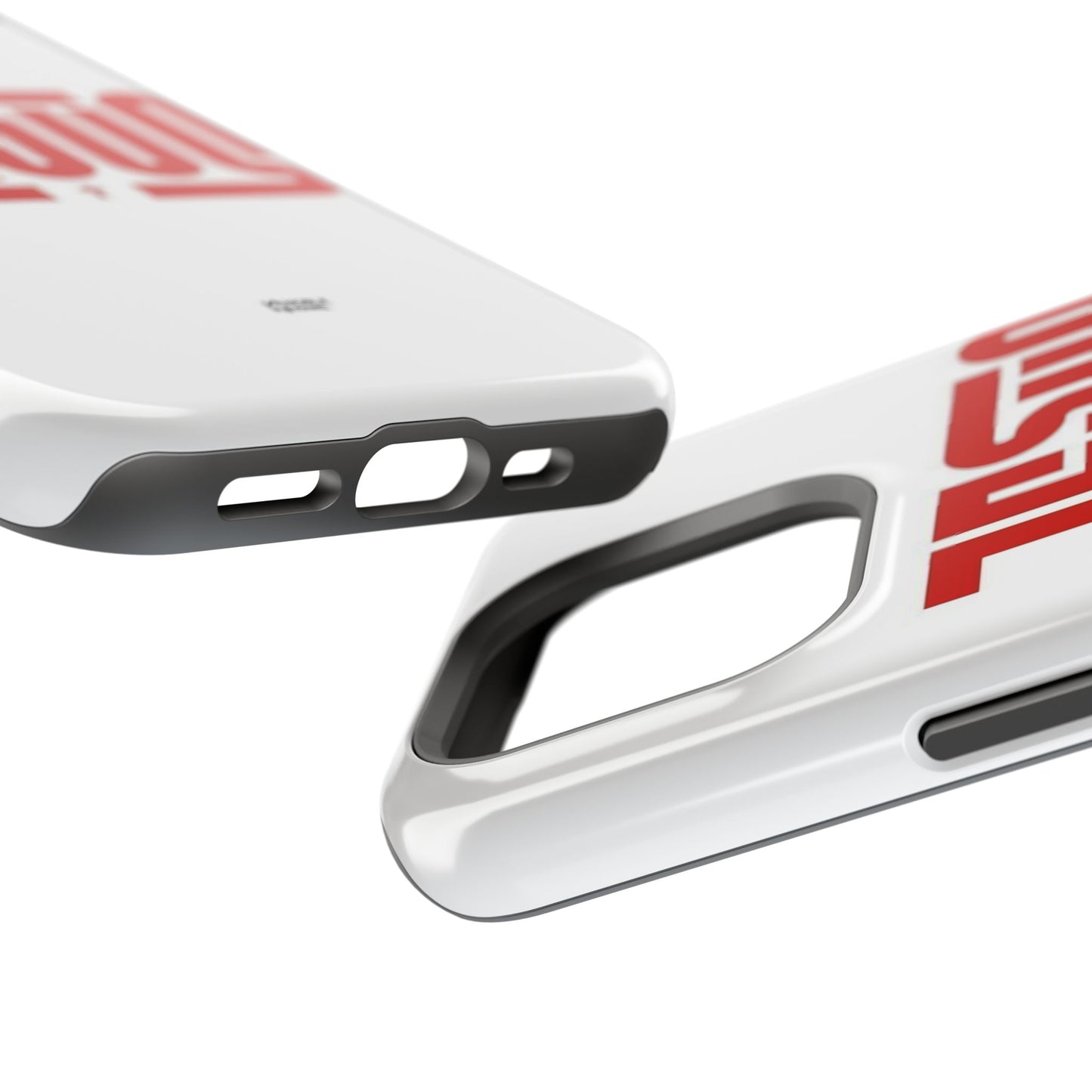 Jesus Magnetic Impact‑Resistant Phone Case — Bold Red Script Christian iPhone Cover