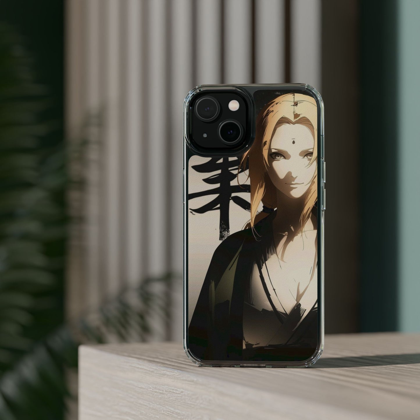 Clear Anime Character Impact-Resistant Phone Case
