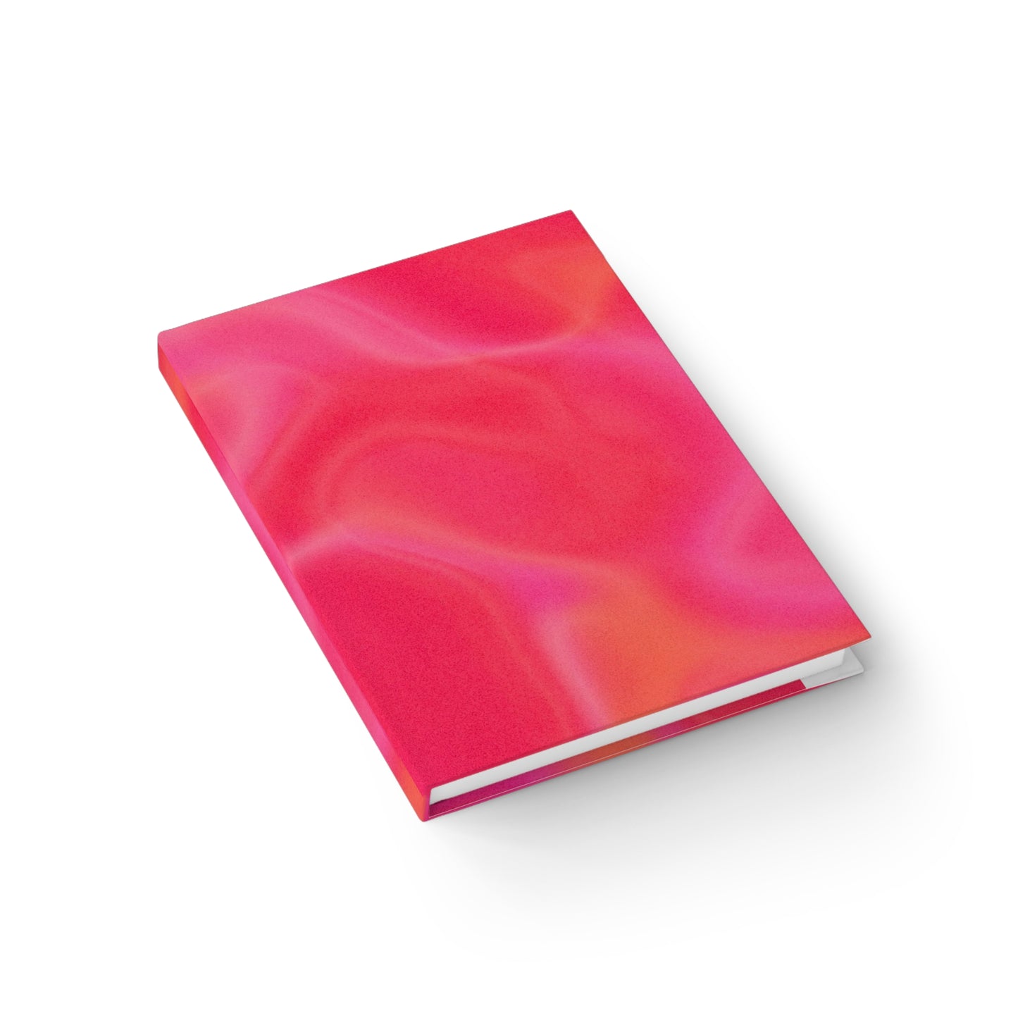 Pink Marble Ruled Journal — Soft Swirl Lined Notebook for Notes & Journaling