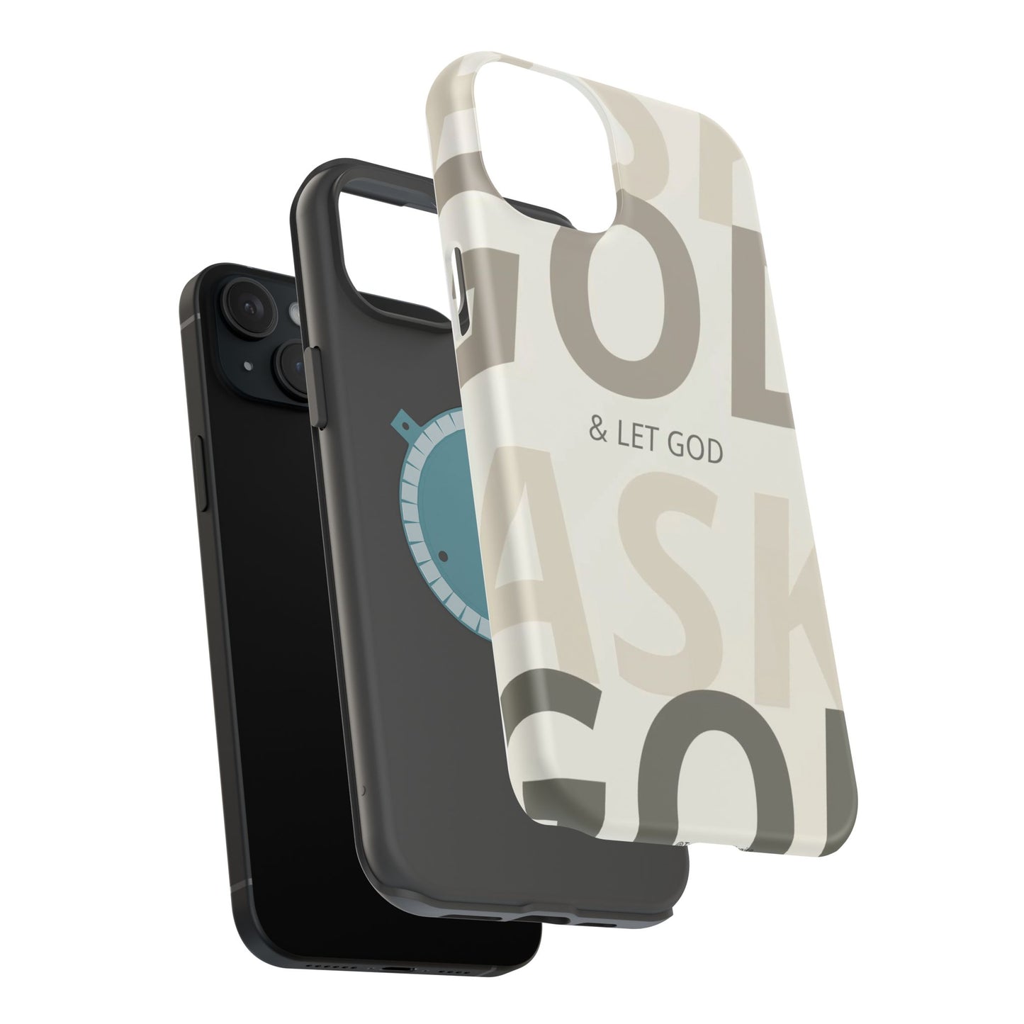 Protective iPhone Case — "Fold & Let God" Magnetic Impact-Resistant Phone Cover