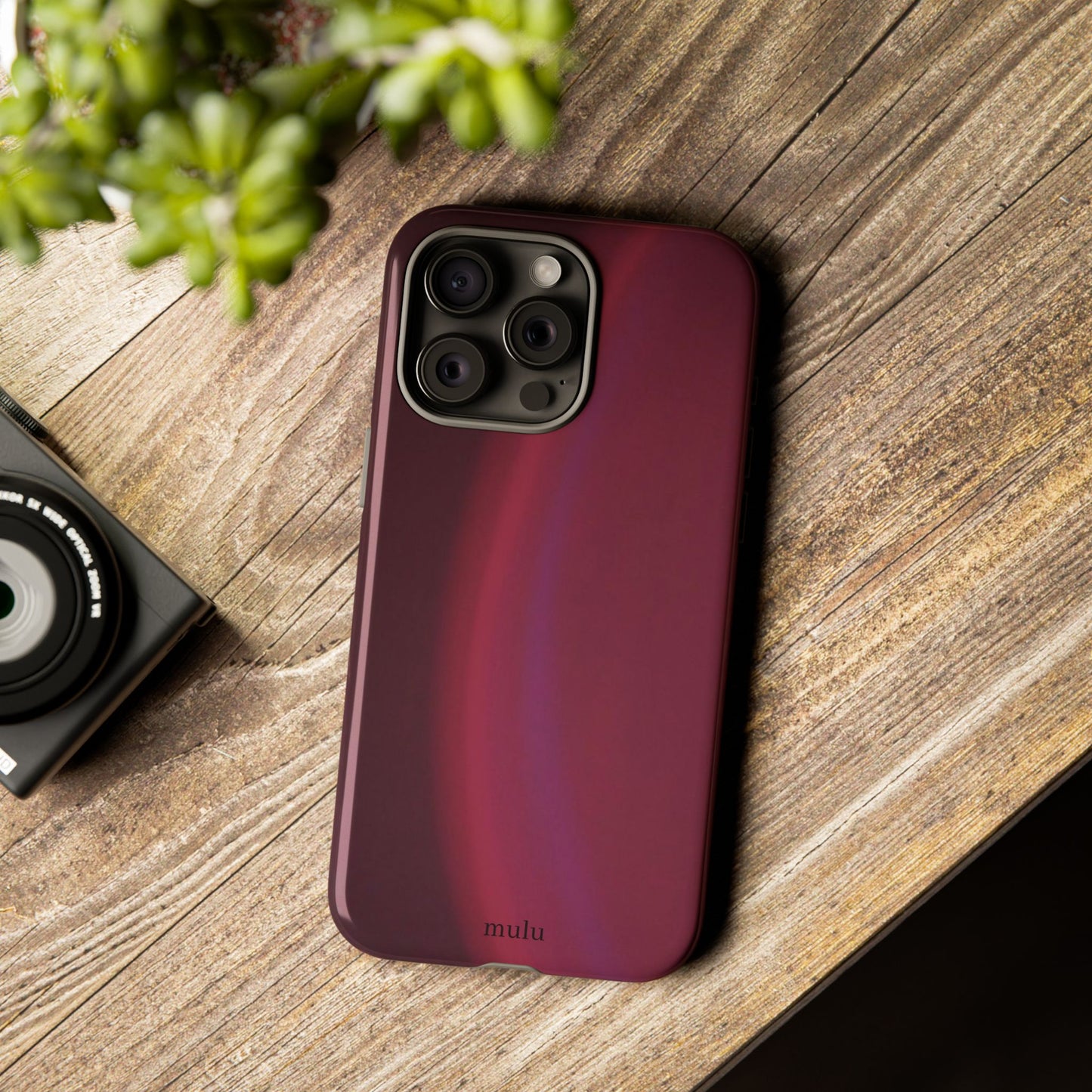Maroon Gradient Phone Case - Tough Protective iPhone Cover