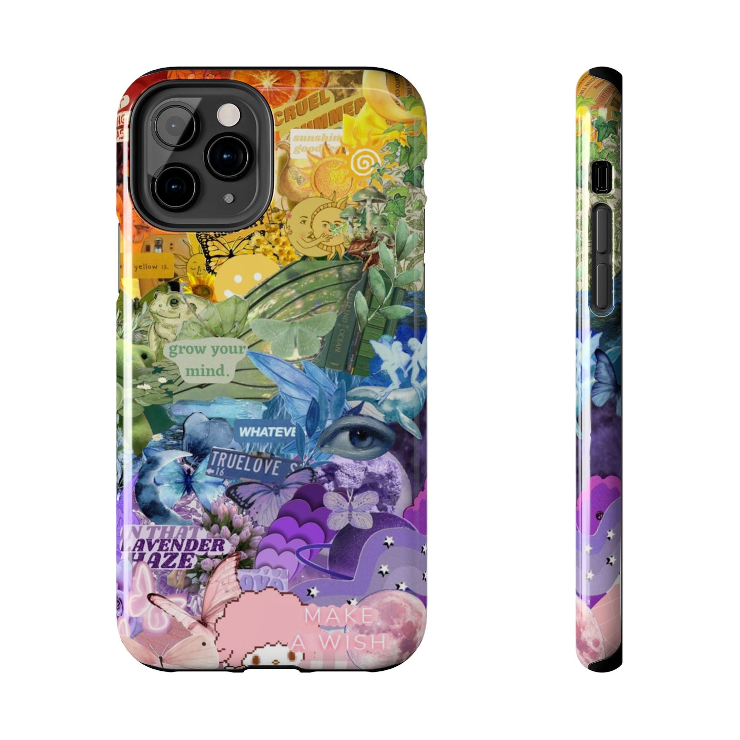 Collage Art Phone Case — 'Grow Your Mind' Lavender Haze Tough Case