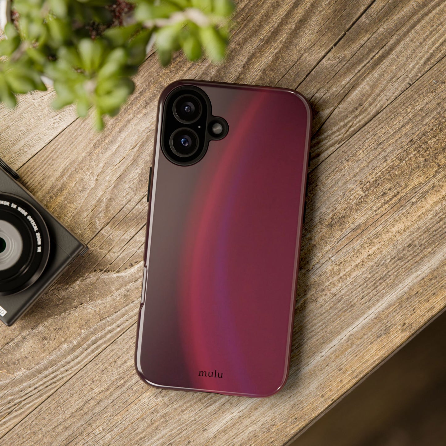 Maroon Gradient Phone Case - Tough Protective iPhone Cover