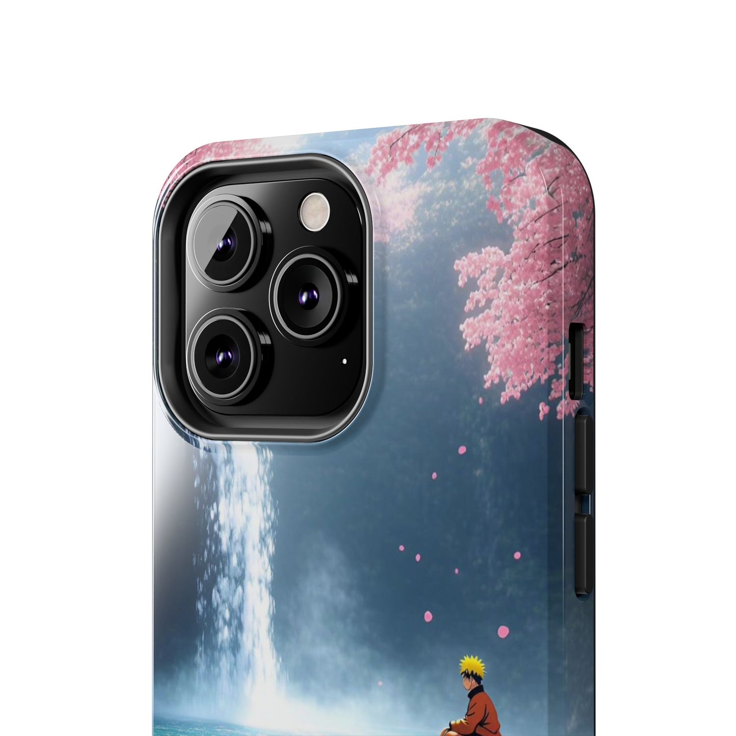 Naruto Scenic Tough Phone Case — Waterfall Meditation Anime Cover