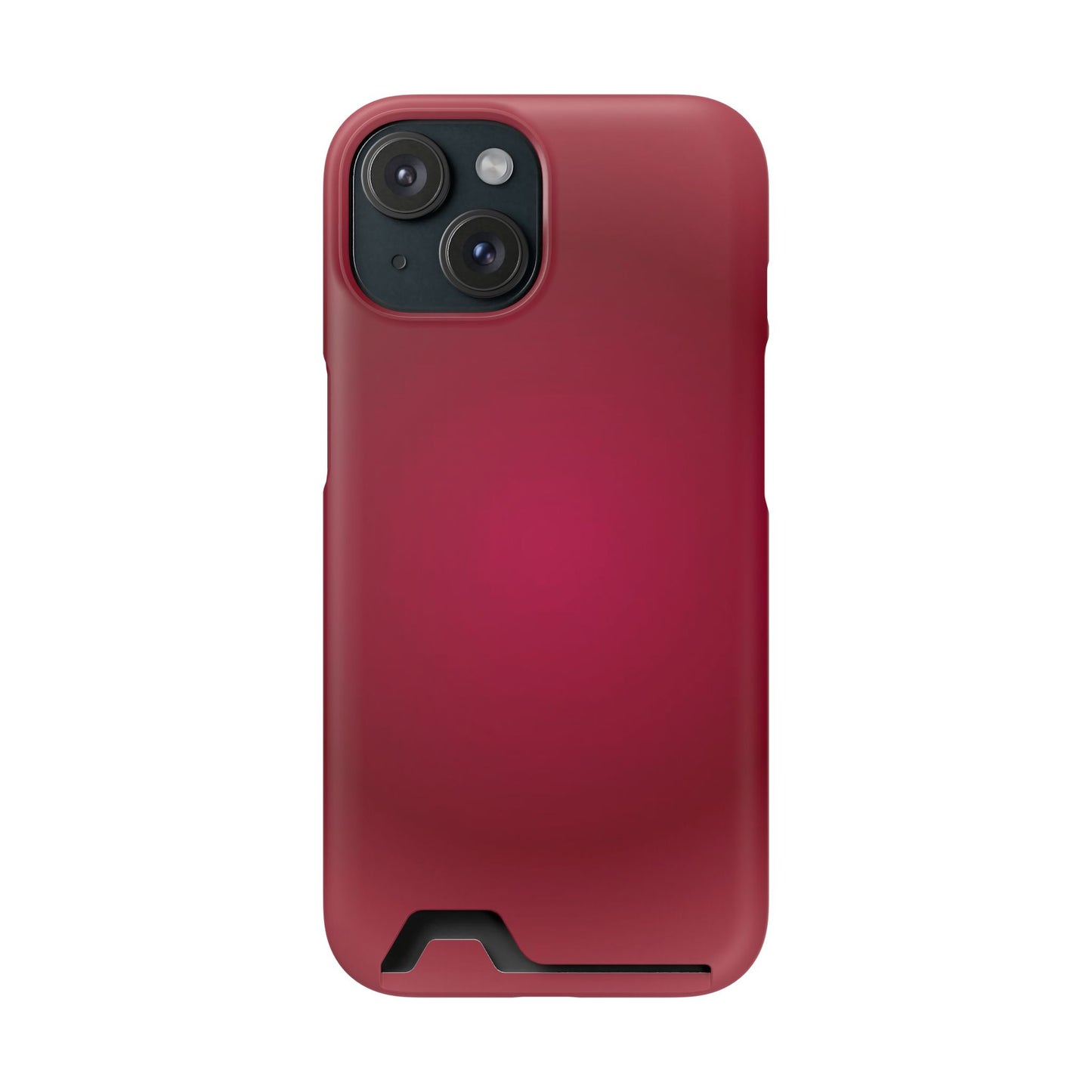 Slim Card-Holder Phone Case — Magnetic Red Wallet Cover