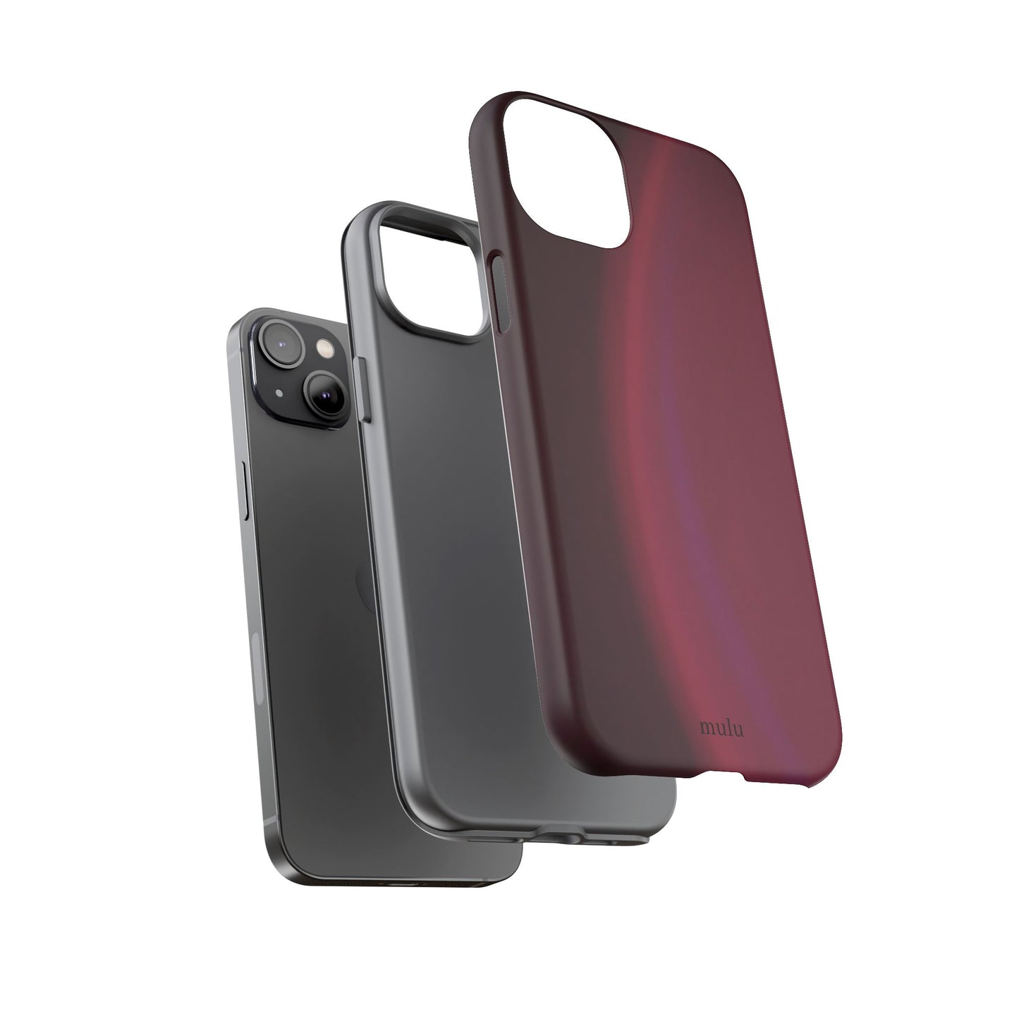 Maroon Gradient Phone Case - Tough Protective iPhone Cover