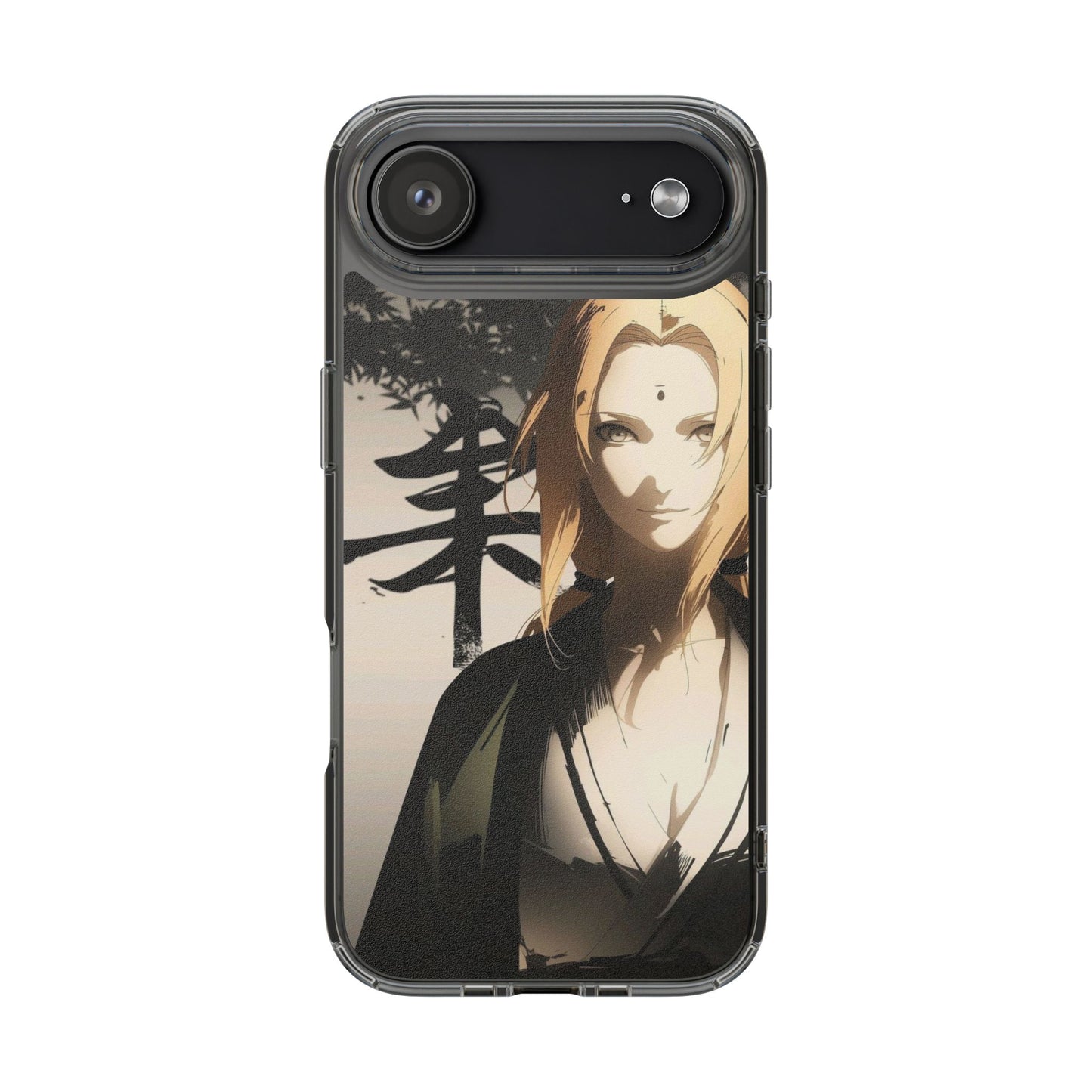 Clear Anime Character Impact-Resistant Phone Case
