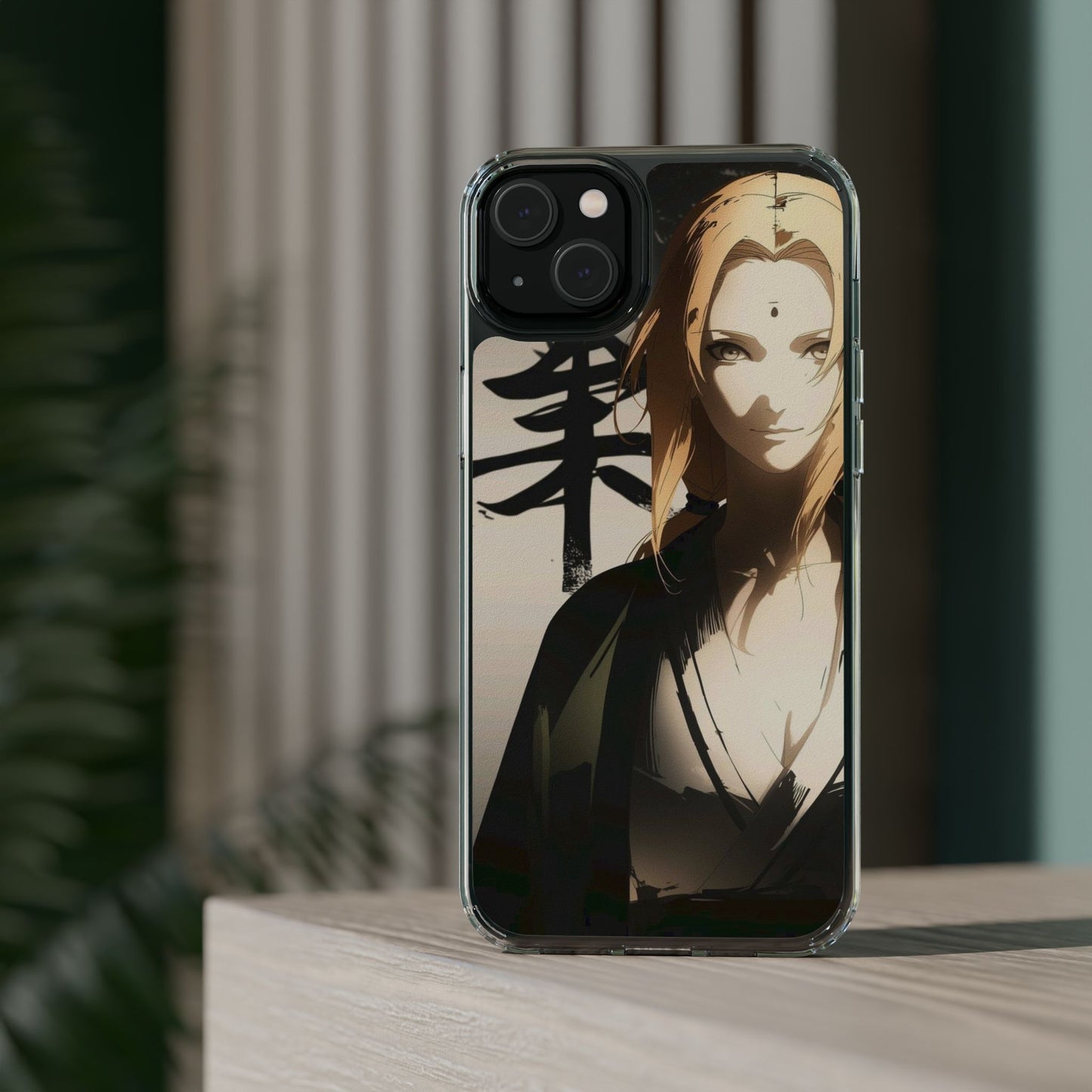 Clear Anime Character Impact-Resistant Phone Case